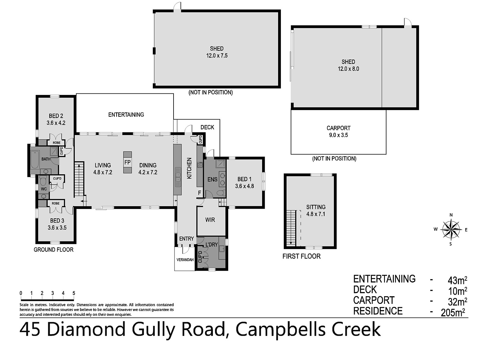 45 Diamond Gully Road, Campbells Creek
- Floorplan 1
