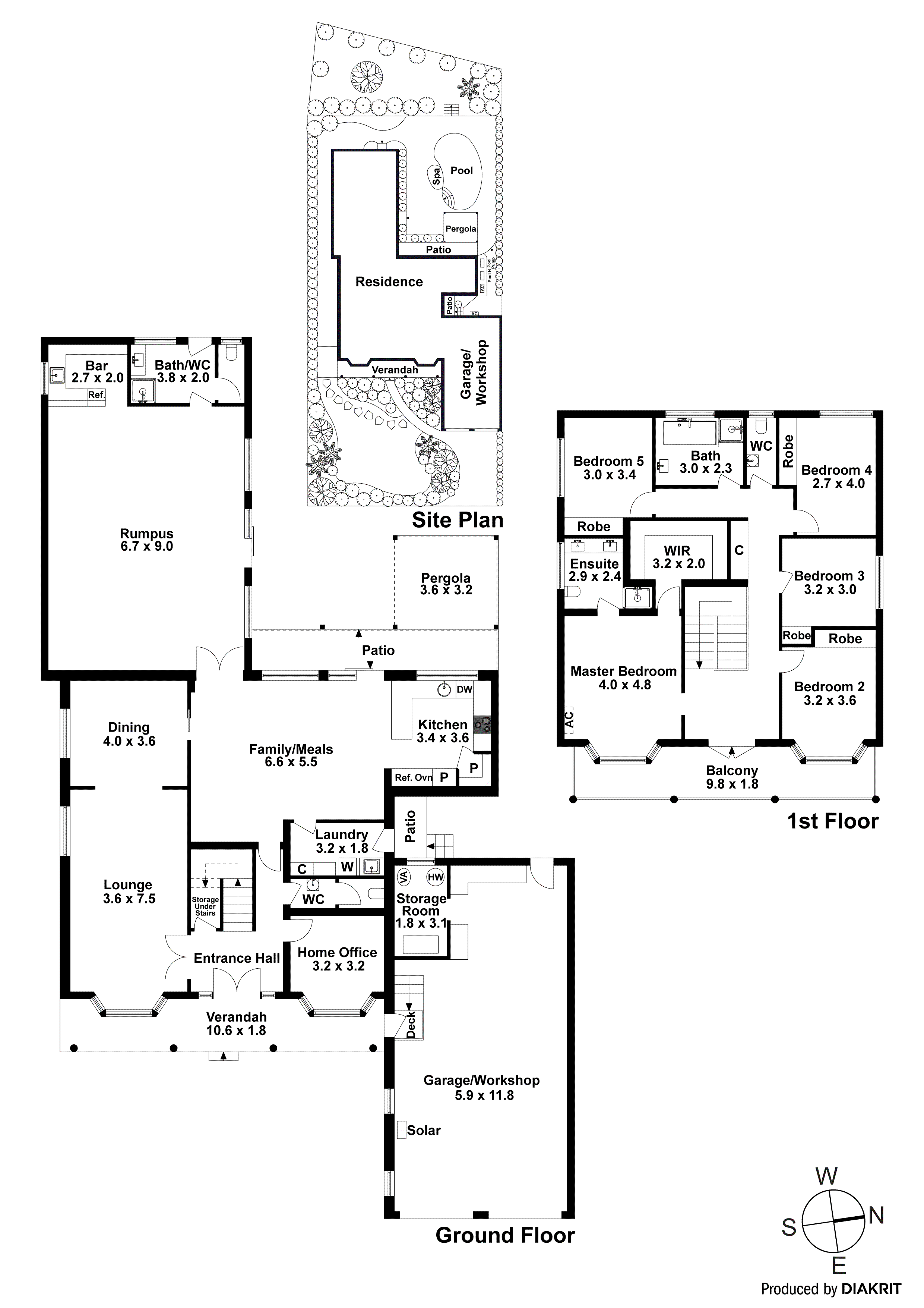 45 Donald Road, Wheelers Hill VIC 3150 - Floorplan