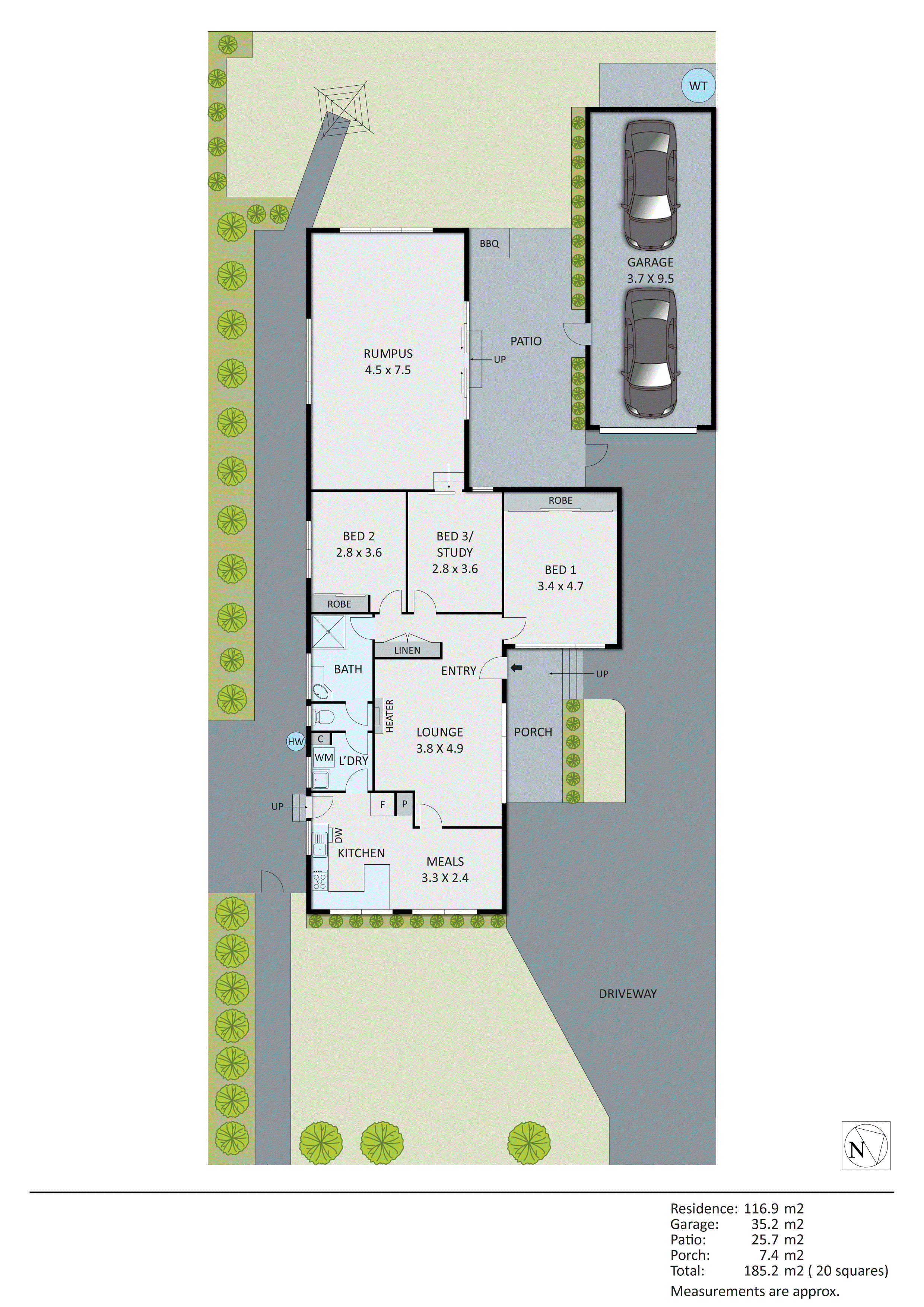 45 Fairview Avenue, Cheltenham VIC 3192 - Floorplan
