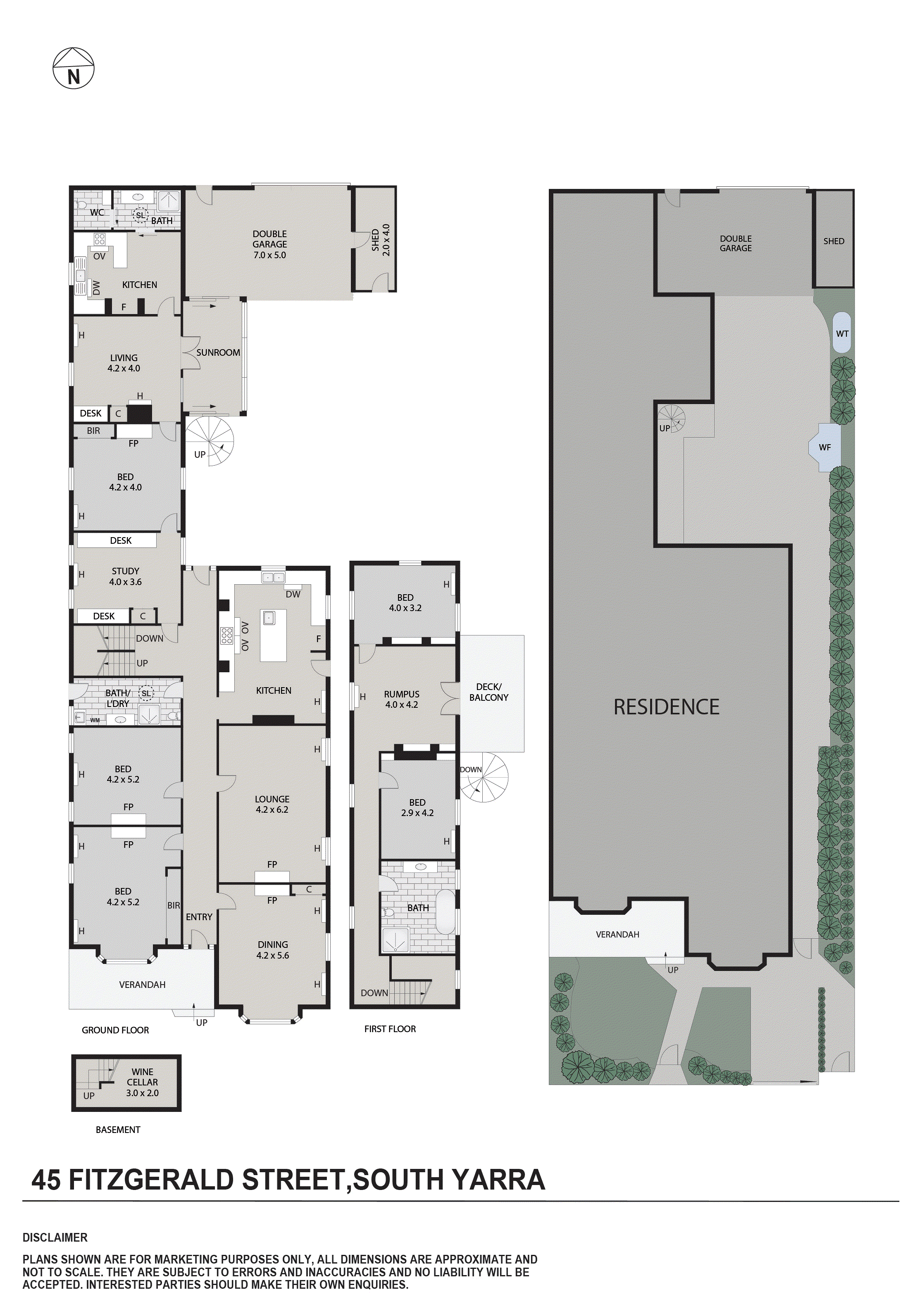 45 Fitzgerald Street, South Yarra VIC 3141 - Floorplan