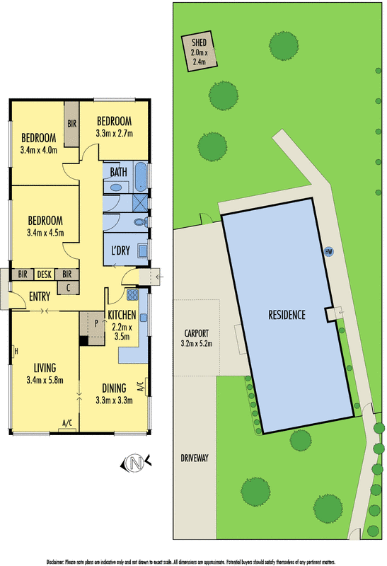 45 Graylea Avenue, Herne Hill VIC 3218 - Floorplan