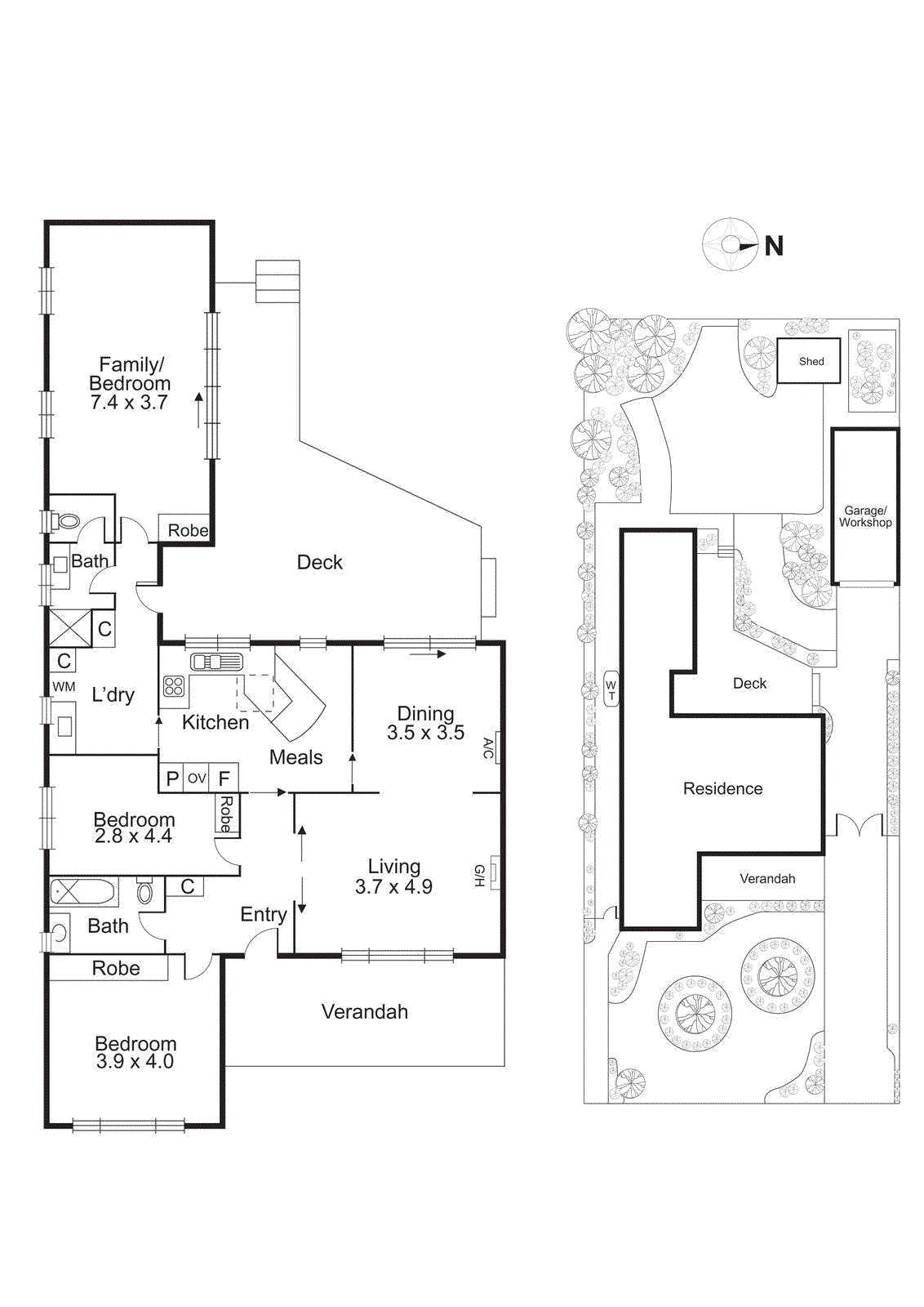 45 Howard Avenue, Mount Waverley VIC 3149 - Floorplan