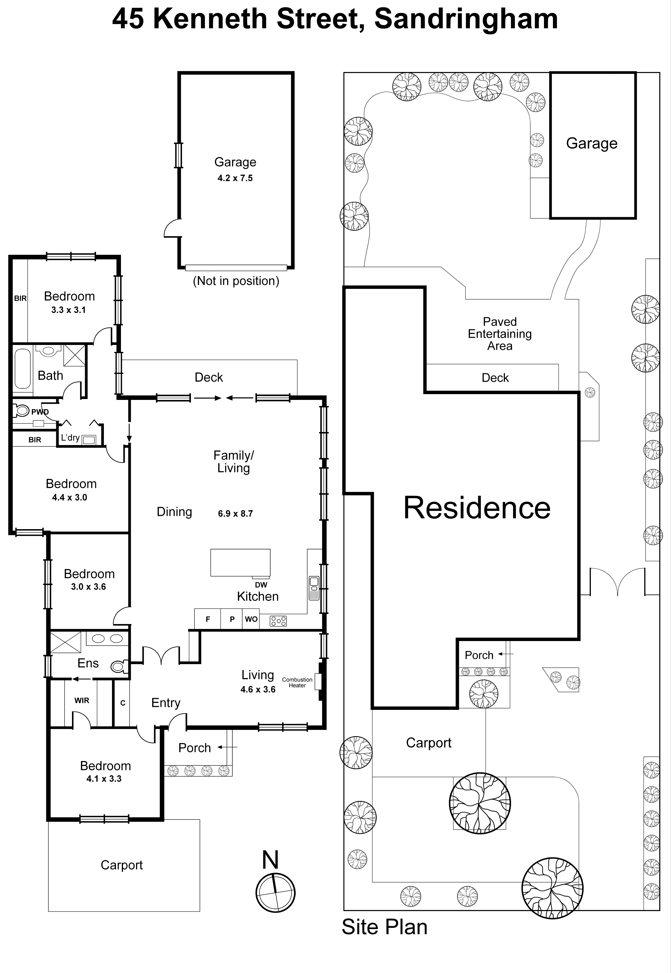 45 Kenneth Street, Sandringham VIC 3191 - Floorplan