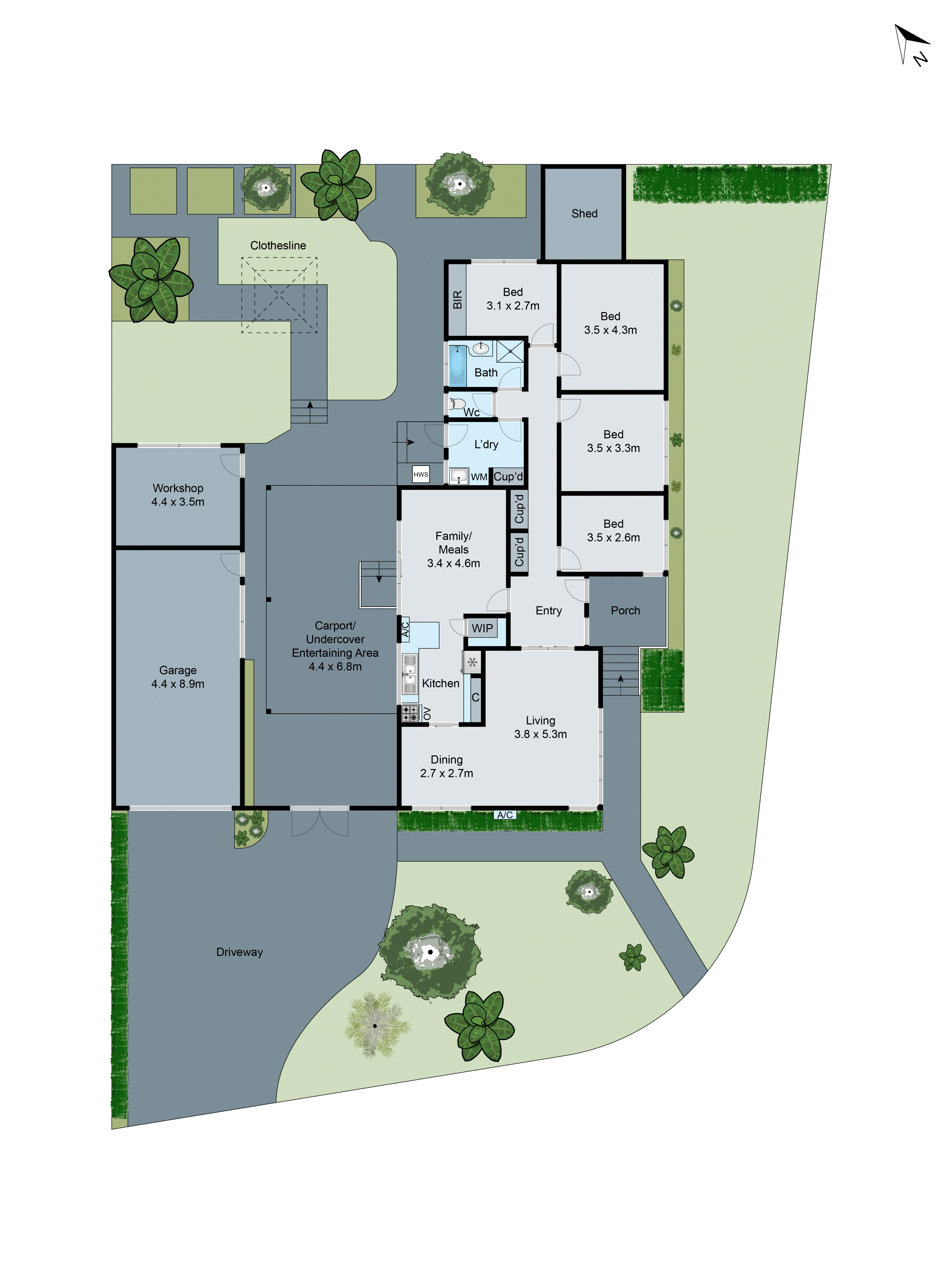 45 Ninevah Crescent, Wheelers Hill VIC 3150 - Floorplan