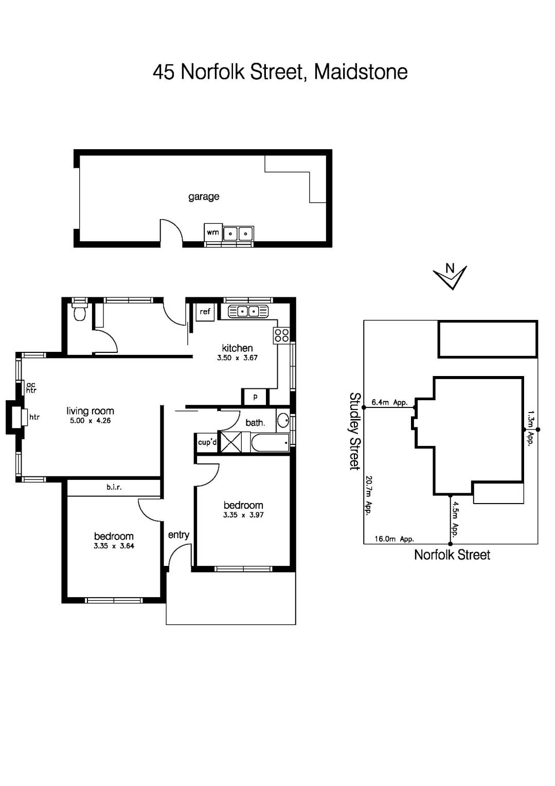 45 Norfolk Street, MAIDSTONE VIC 3012 - Floorplan