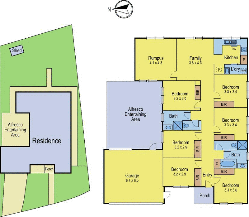 45 Oakwood Crescent, Waurn Ponds VIC 3216 - Floorplan