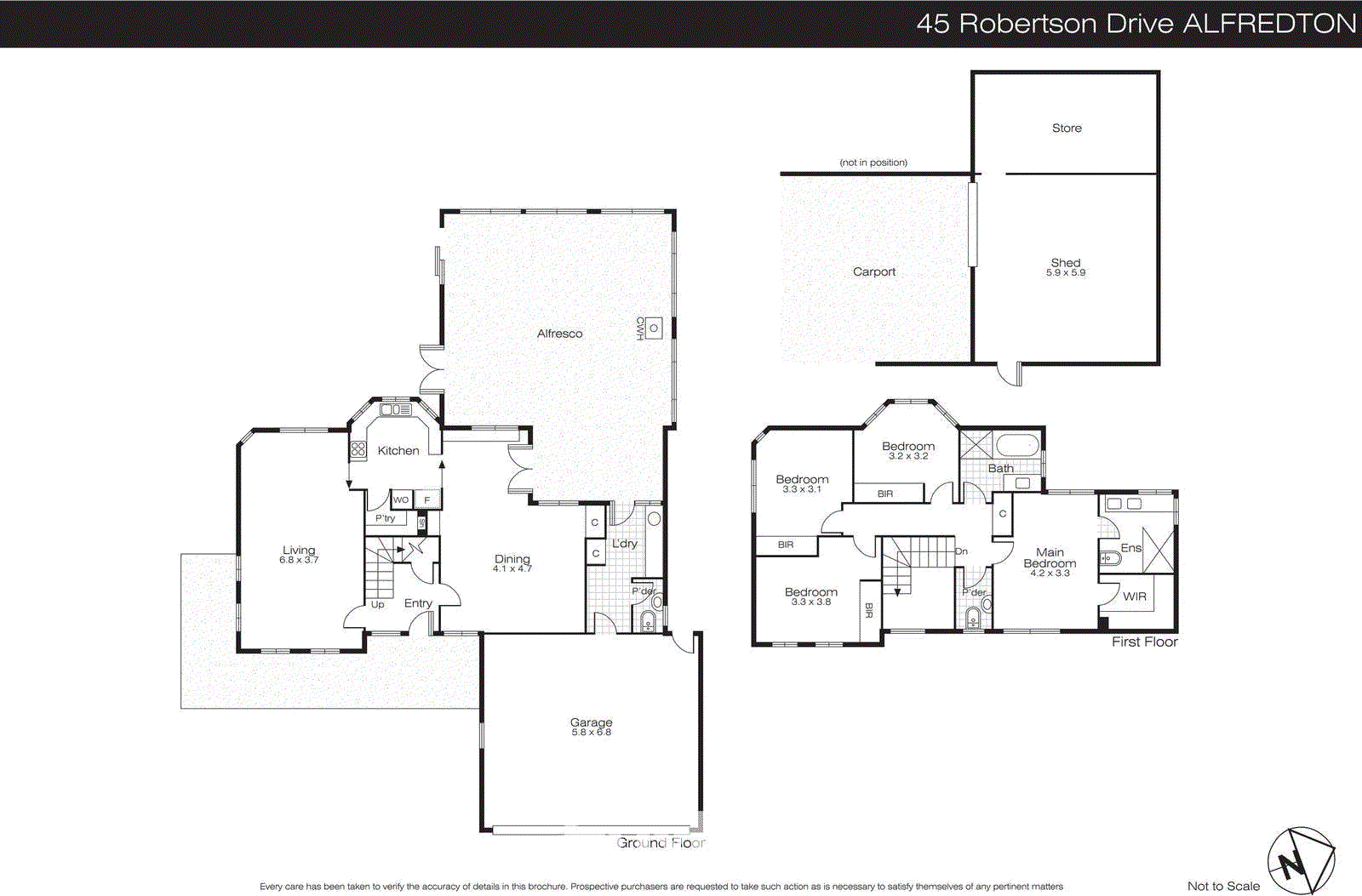 45 Robertson Drive, Alfredton VIC 3350 - Floorplan