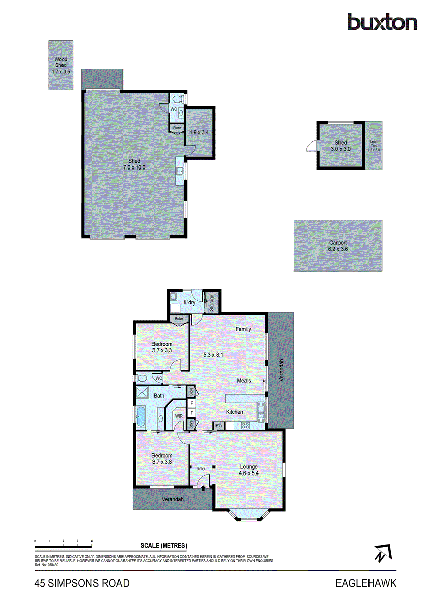 45 Simpsons Road, Eaglehawk VIC 3556 - Floorplan