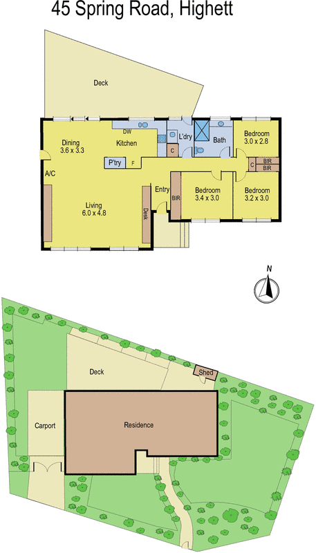 45 Spring Road, Highett VIC 3190 - Floorplan