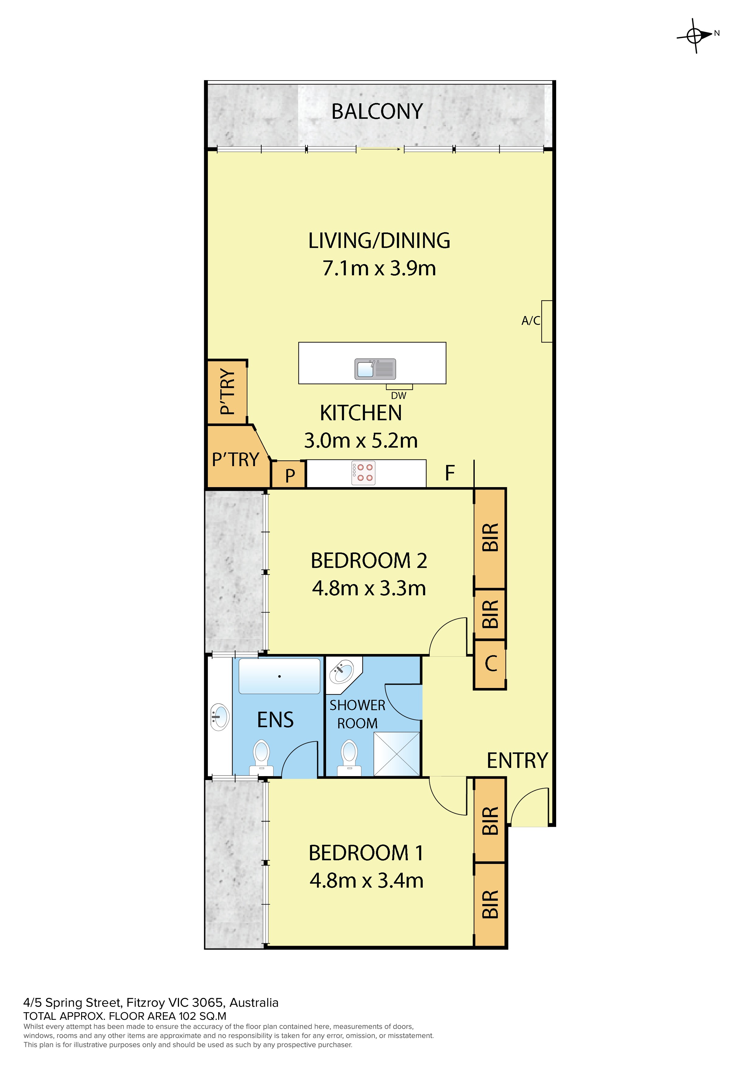 4 5 Spring Street Fitzroy Vic 3065 For Rent