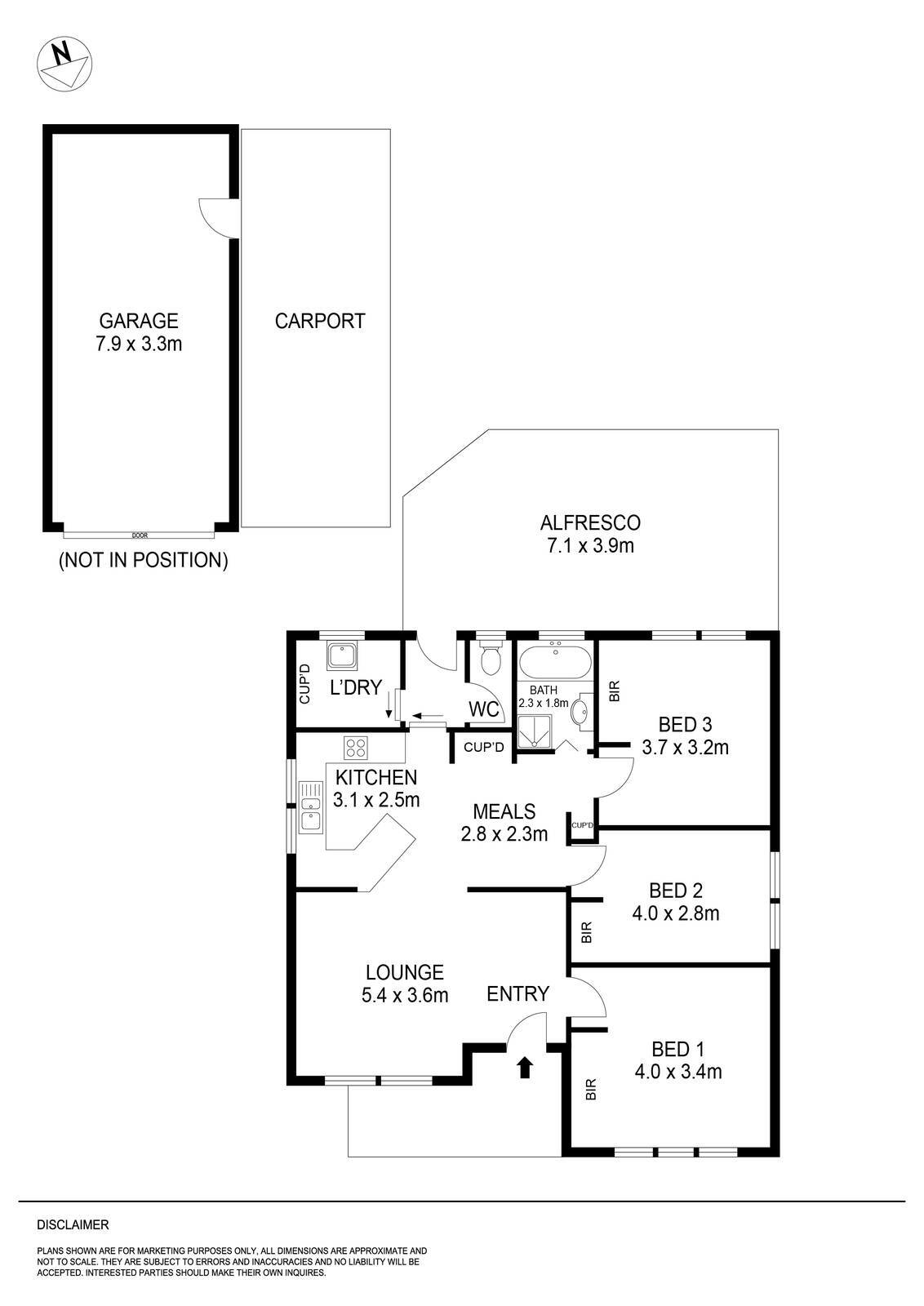45 Stamford Street, Wendouree VIC 3355 - Floorplan