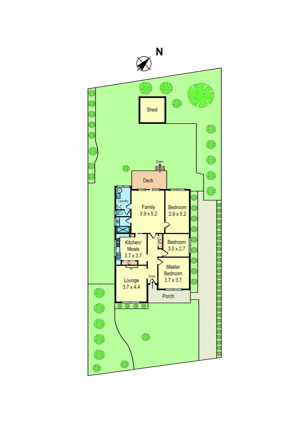 45 Stewart Avenue, Parkdale VIC 3195 - Floorplan