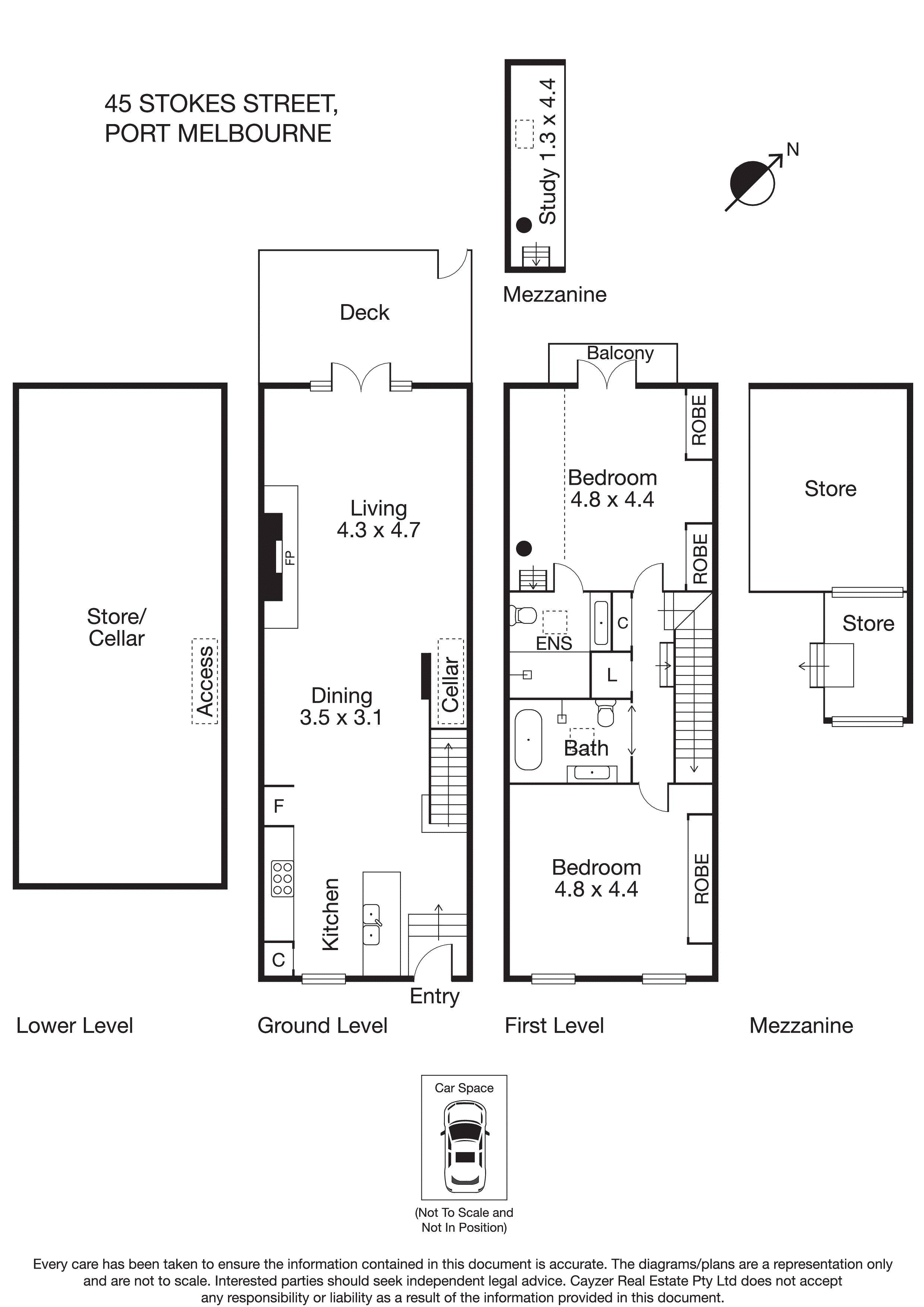 45 Stokes Street, PORT MELBOURNE VIC 3207 - Floorplan