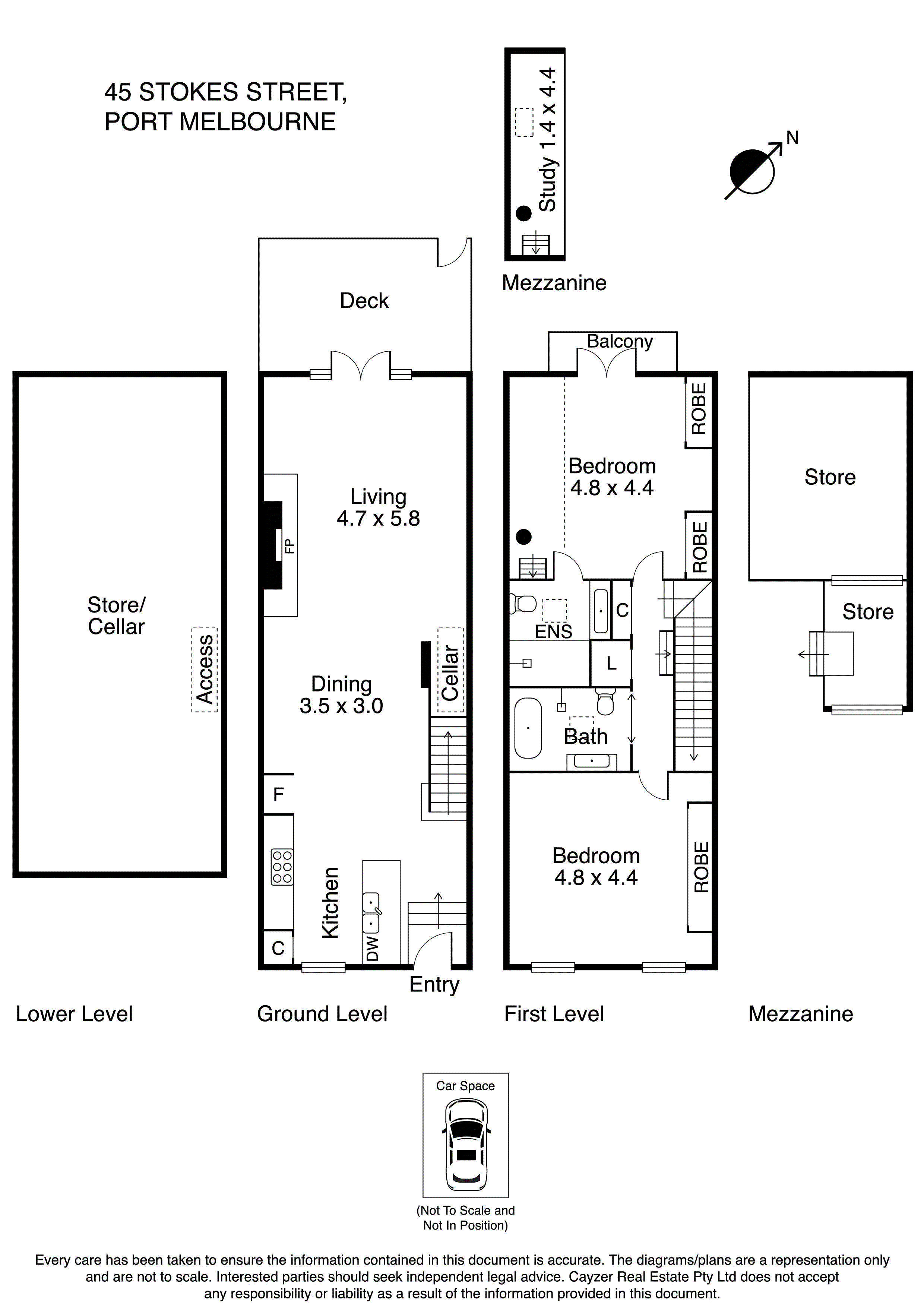 45 Stokes Street, PORT MELBOURNE VIC 3207 - Floorplan