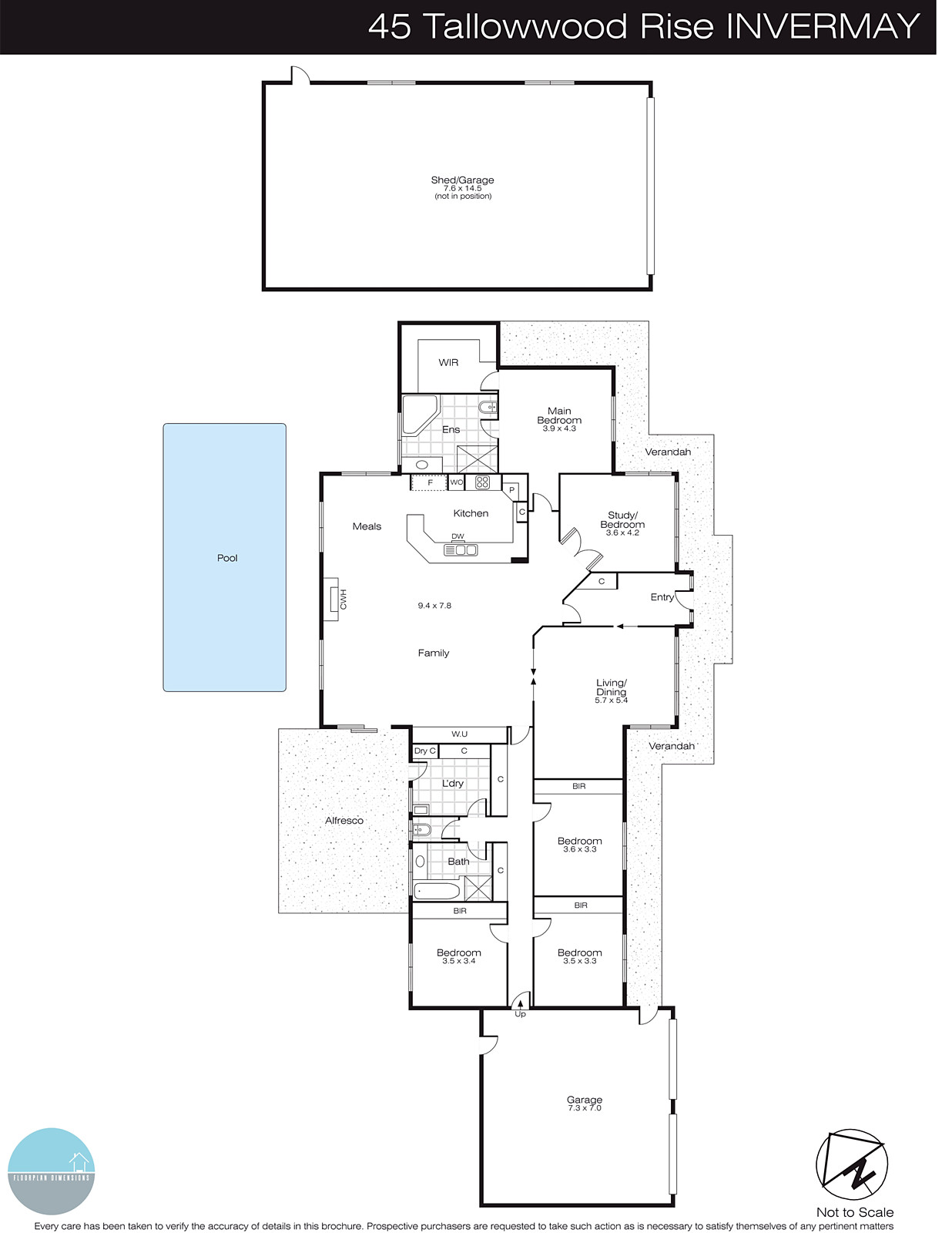 45 Tallowwood Rise, Invermay VIC 3352 - Floorplan