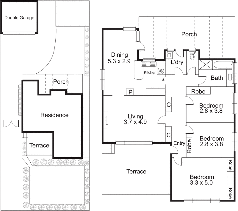 45 Vasey Street, Bentleigh East VIC 3165 - Floorplan