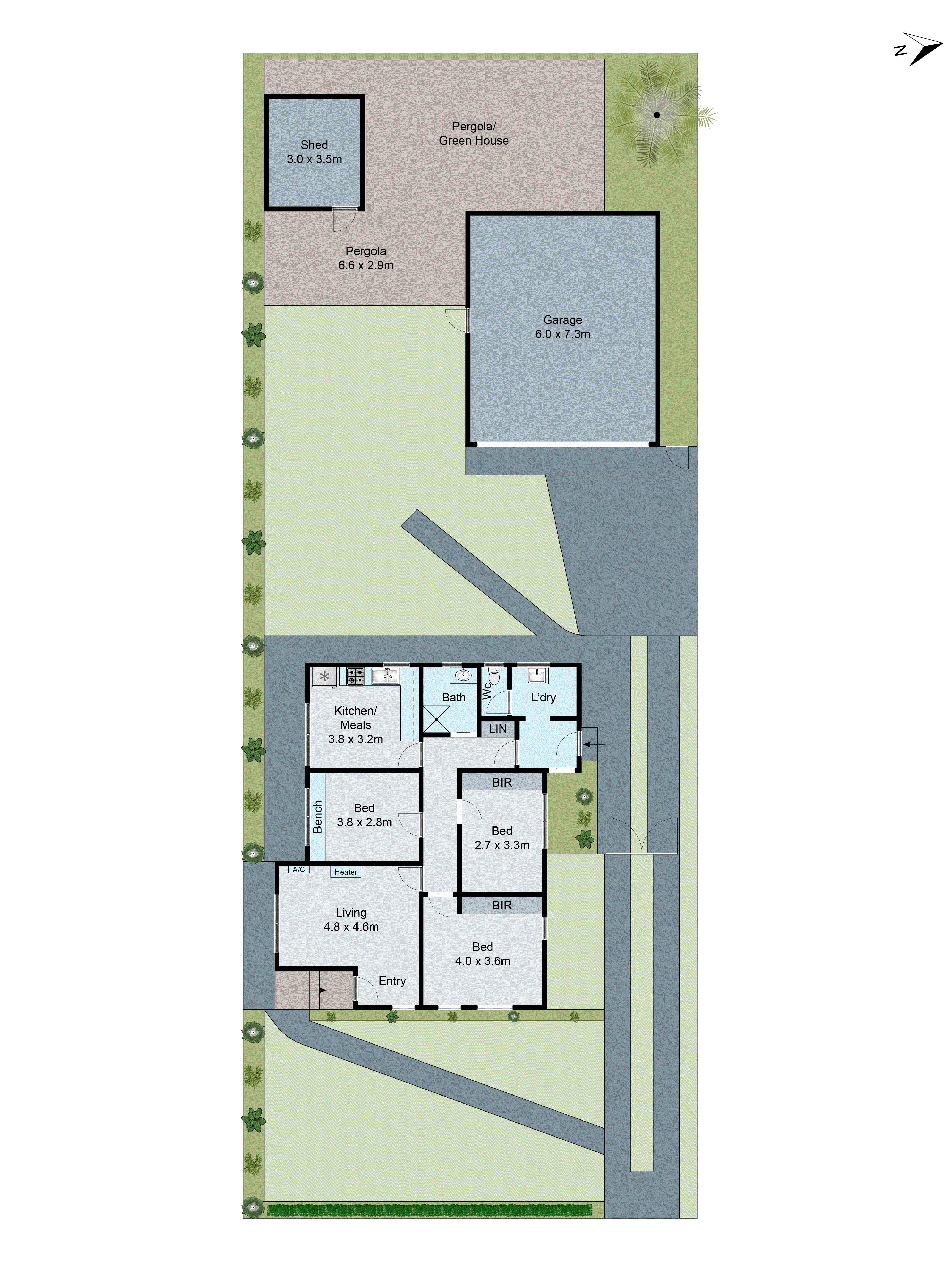 45 Waitara Grove, Norlane VIC 3214 - Floorplan