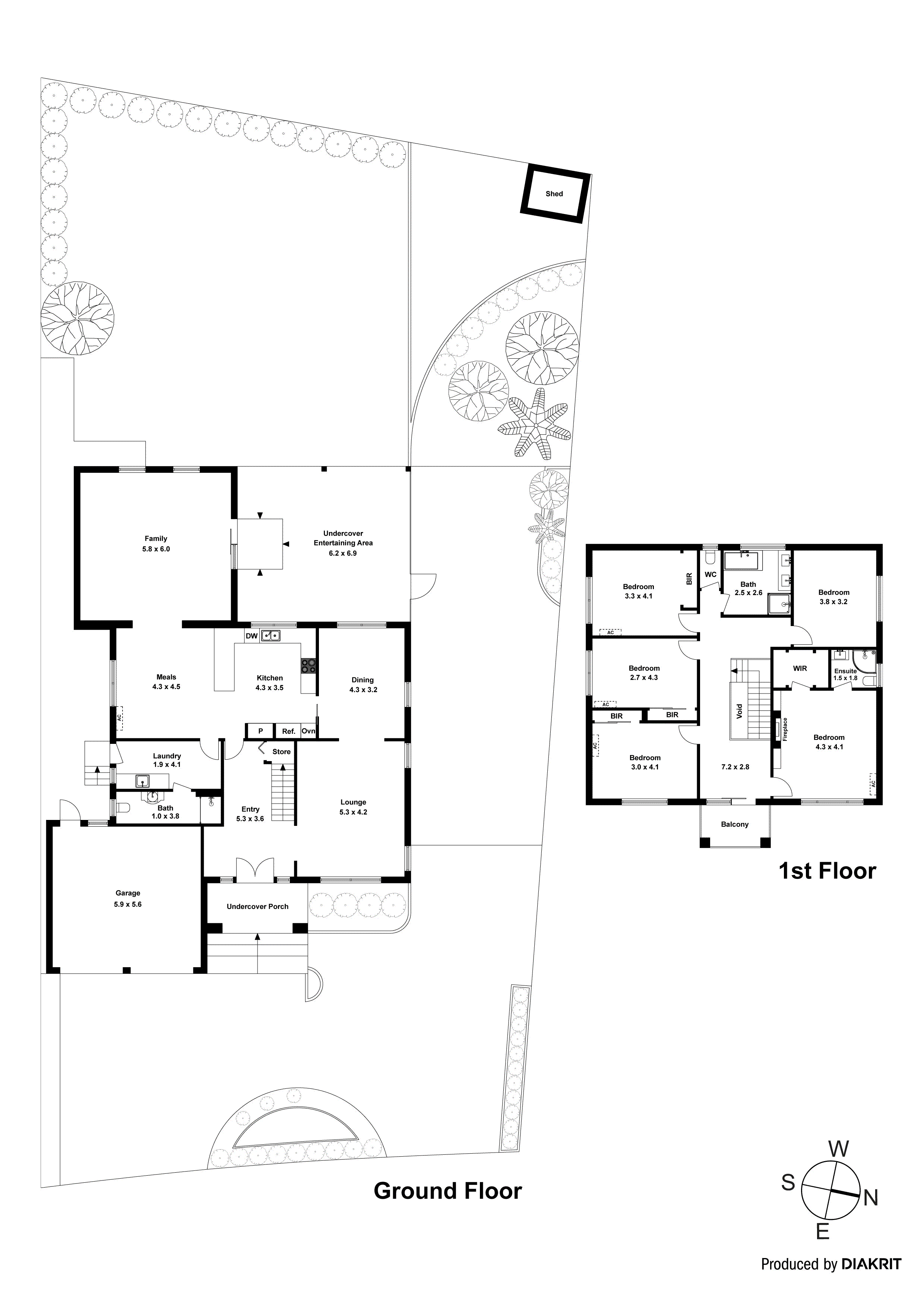45 Whalley Drive, Wheelers Hill VIC 3150 - Floorplan