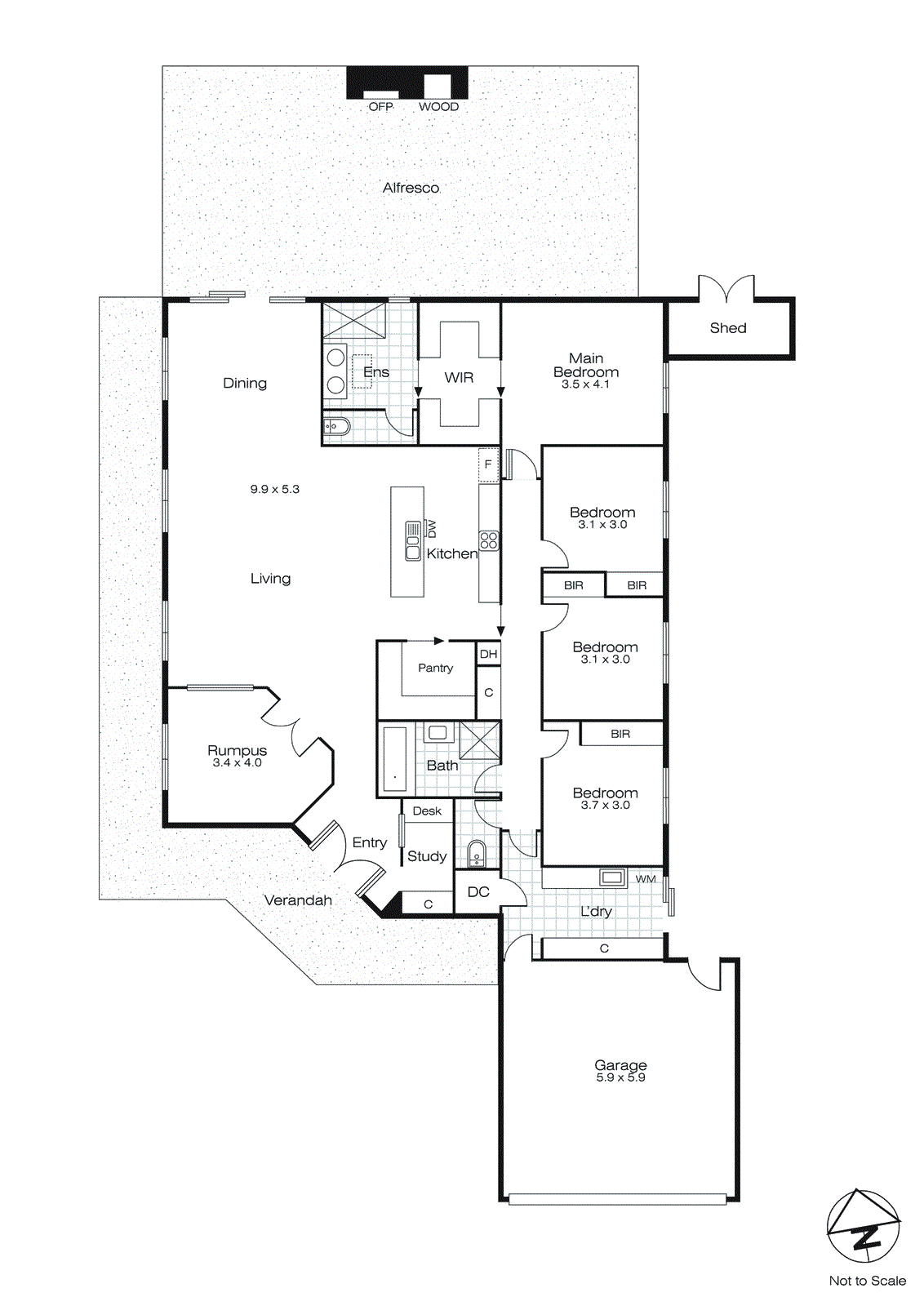 45 Windermere Way, Cardigan VIC 3352 - Floorplan
