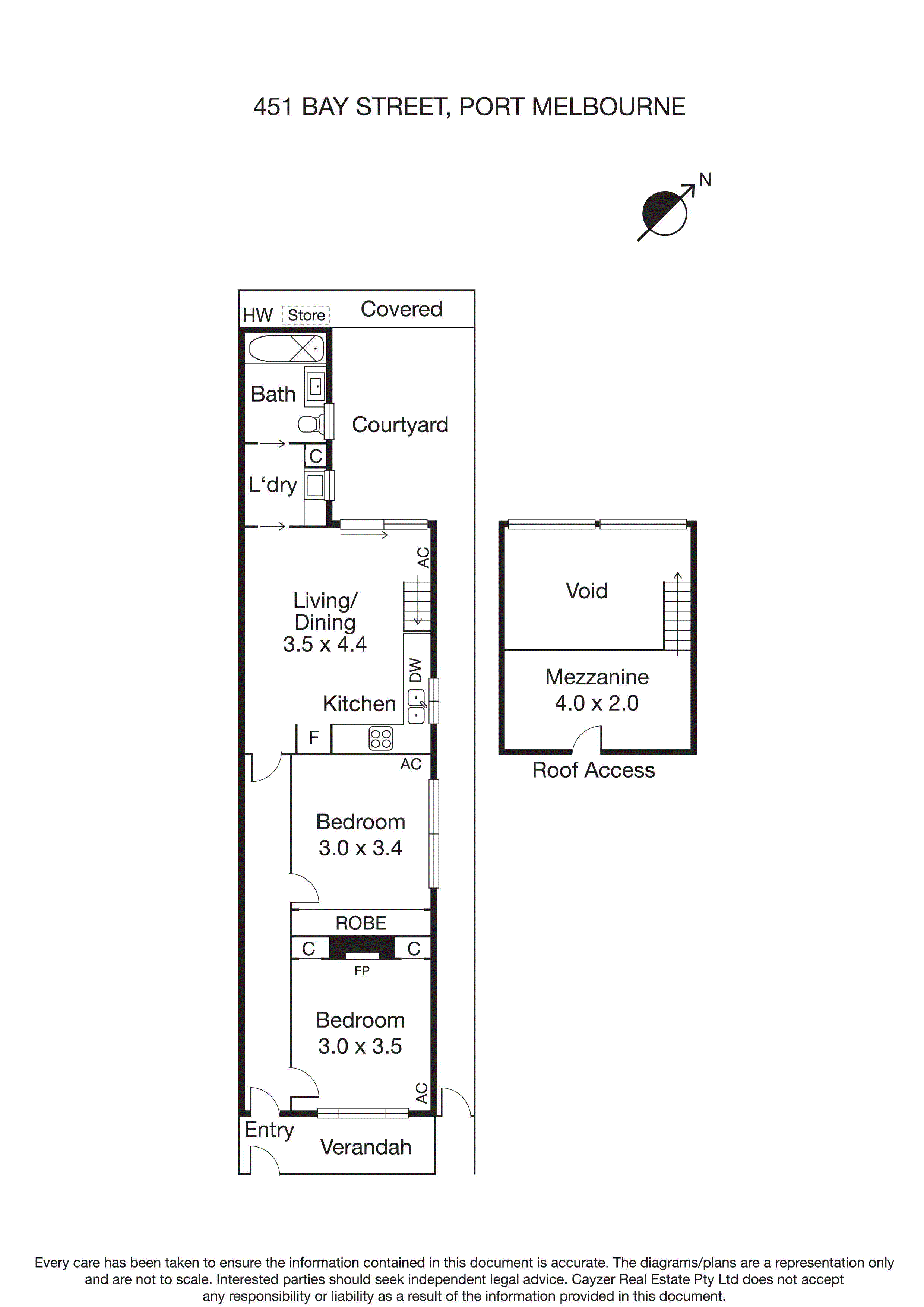 451 Bay Street, PORT MELBOURNE VIC 3207 - Floorplan
