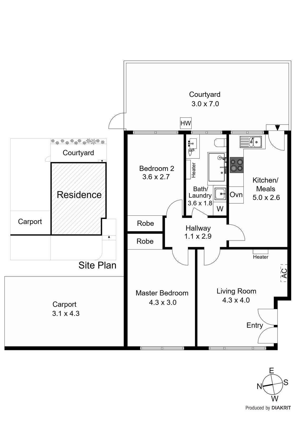 4/54 Fewster Road, Hampton VIC 3188 - Floorplan