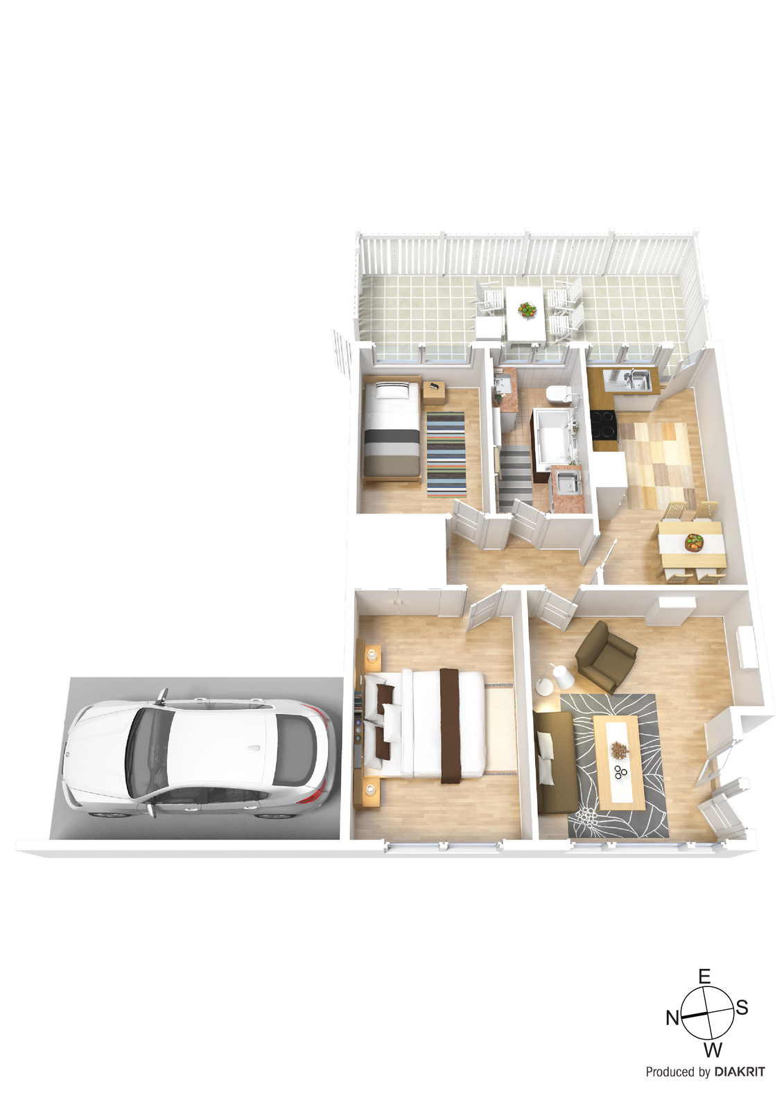 4/54 Fewster Road, Hampton VIC 3188 - Floorplan