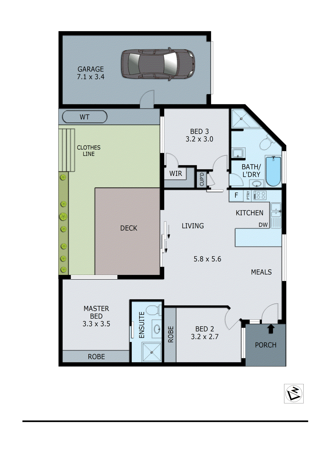 4/54 Golden Avenue, Bonbeach VIC 3196 - Floorplan