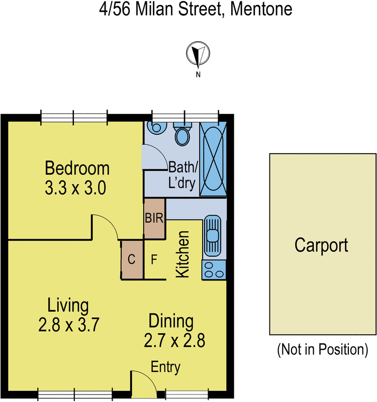 4/56 Milan Street, Mentone VIC 3194 - Floorplan
