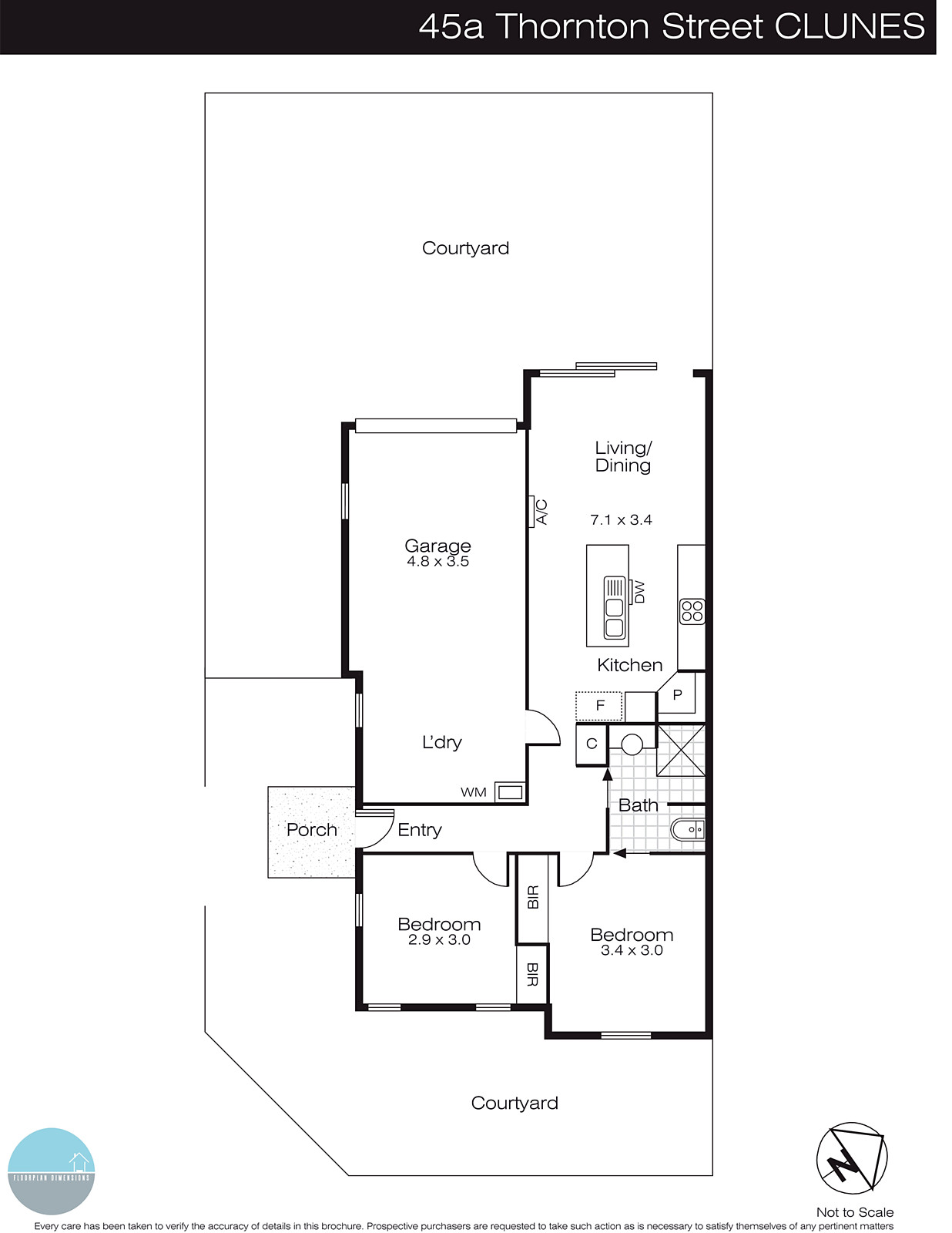 45a Thornton Street, Clunes VIC 3370 - Floorplan