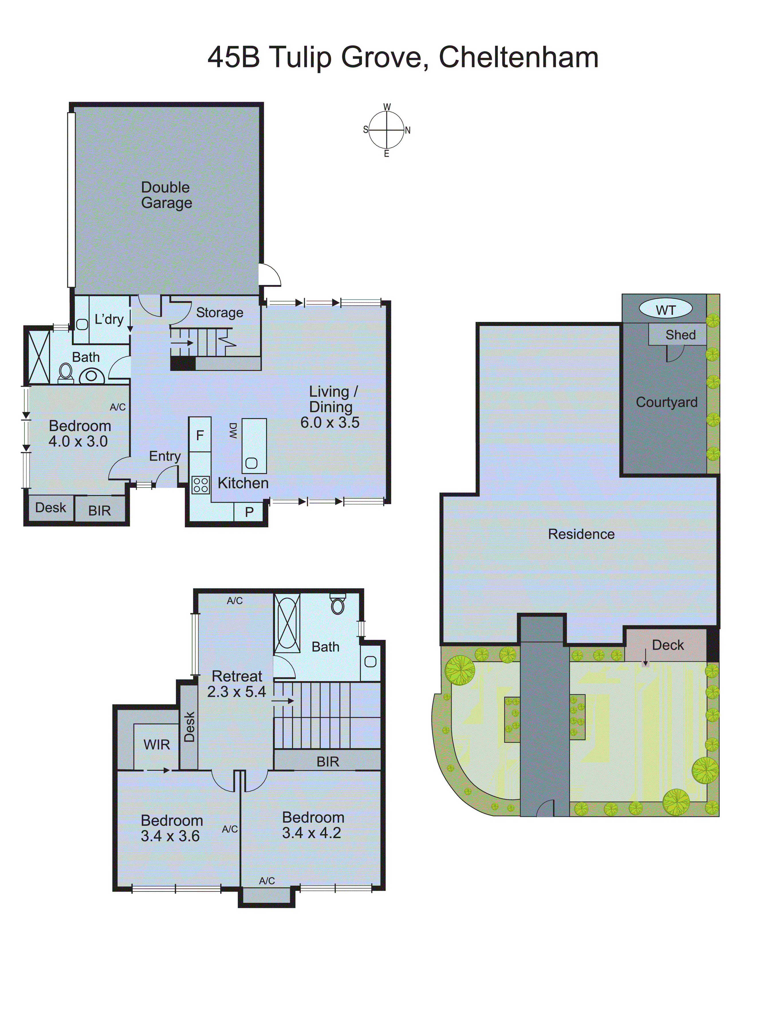 45B Tulip Grove, Cheltenham VIC 3192 - Floorplan
