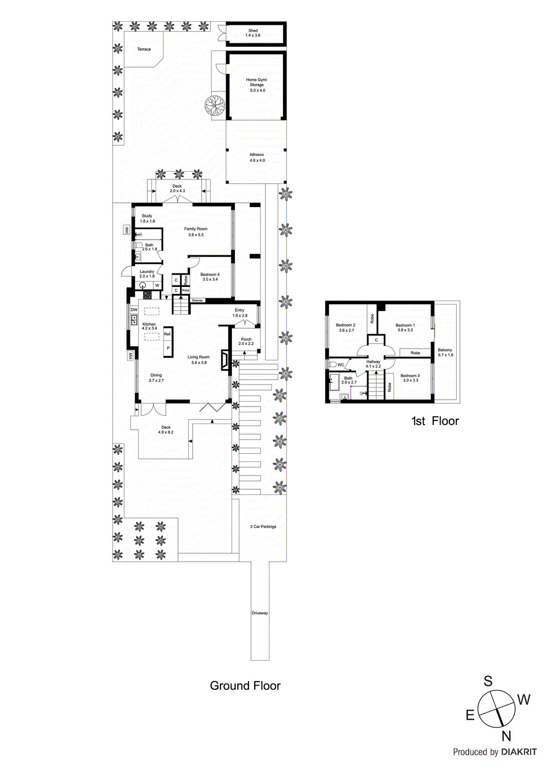 46 Arkaringa Crescent, Black Rock VIC 3193 - Floorplan