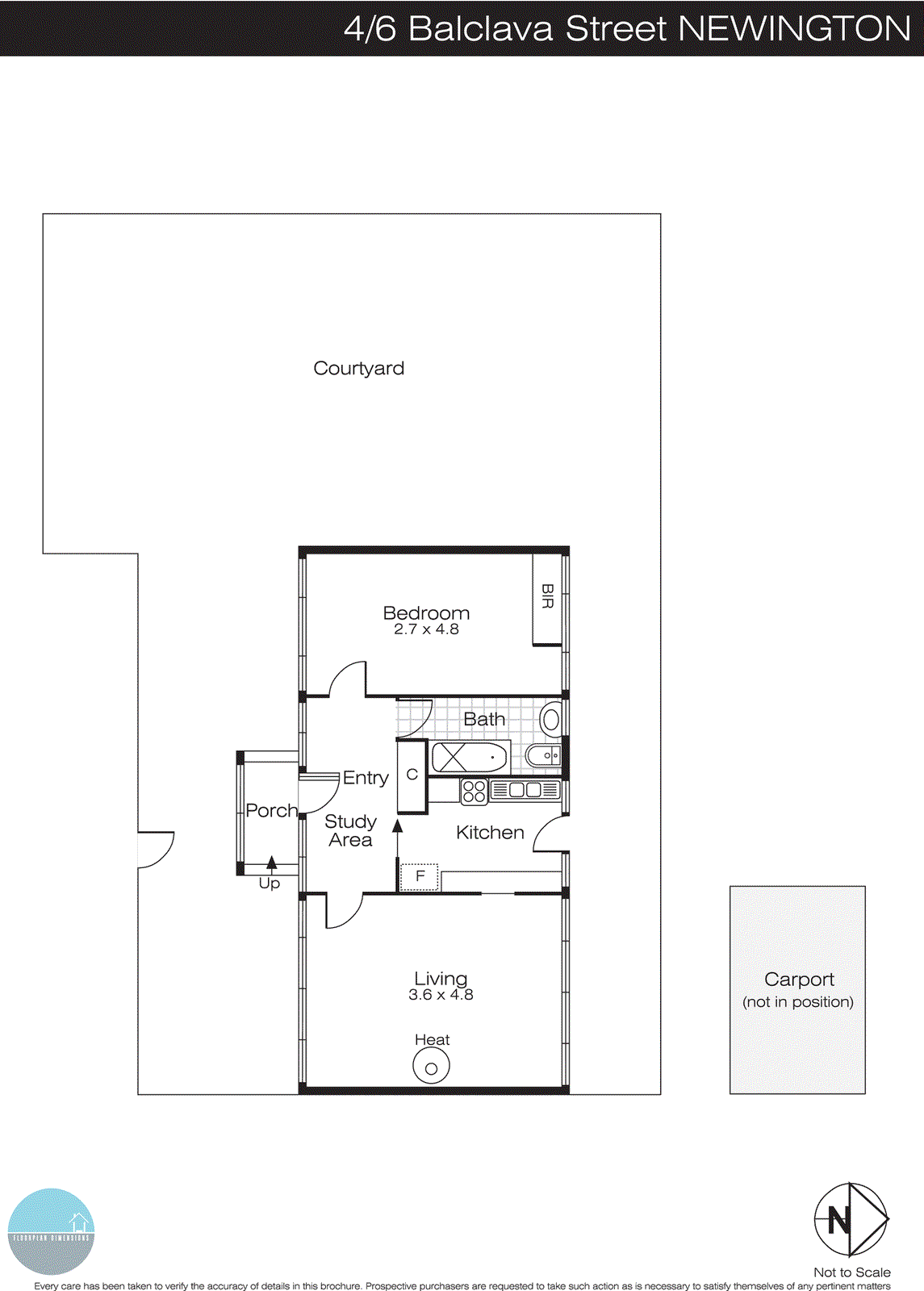 4/6 Balaclava  Street, Newington VIC 3350 - Floorplan