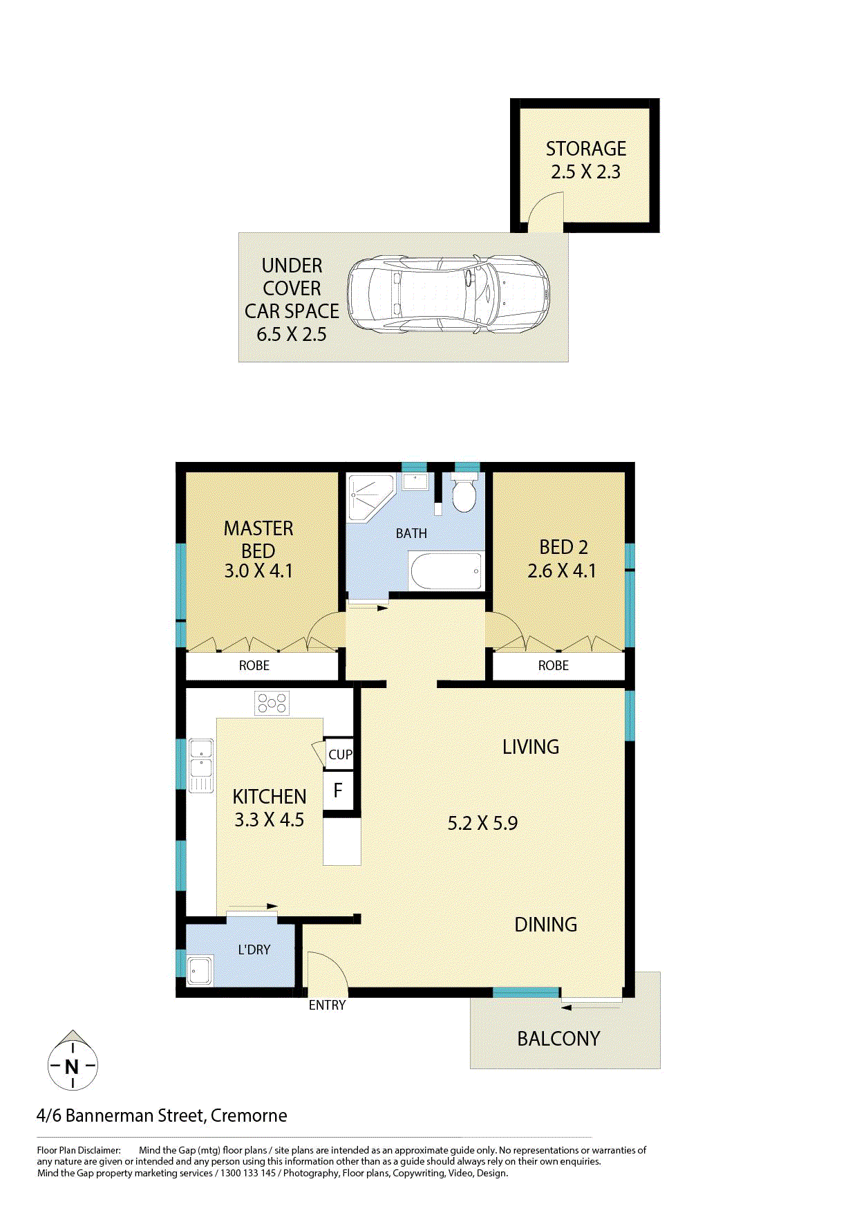4/6 Bannerman Street, Cremorne NSW 2090