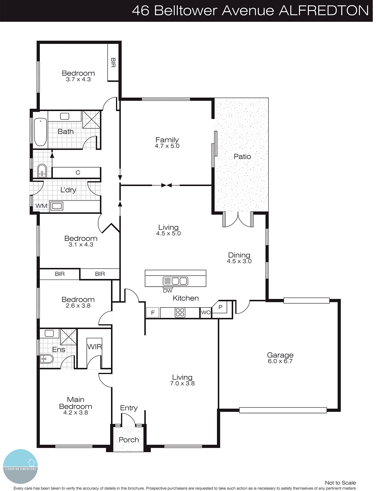 46 Belltower Avenue, Alfredton VIC 3350 - Floorplan
