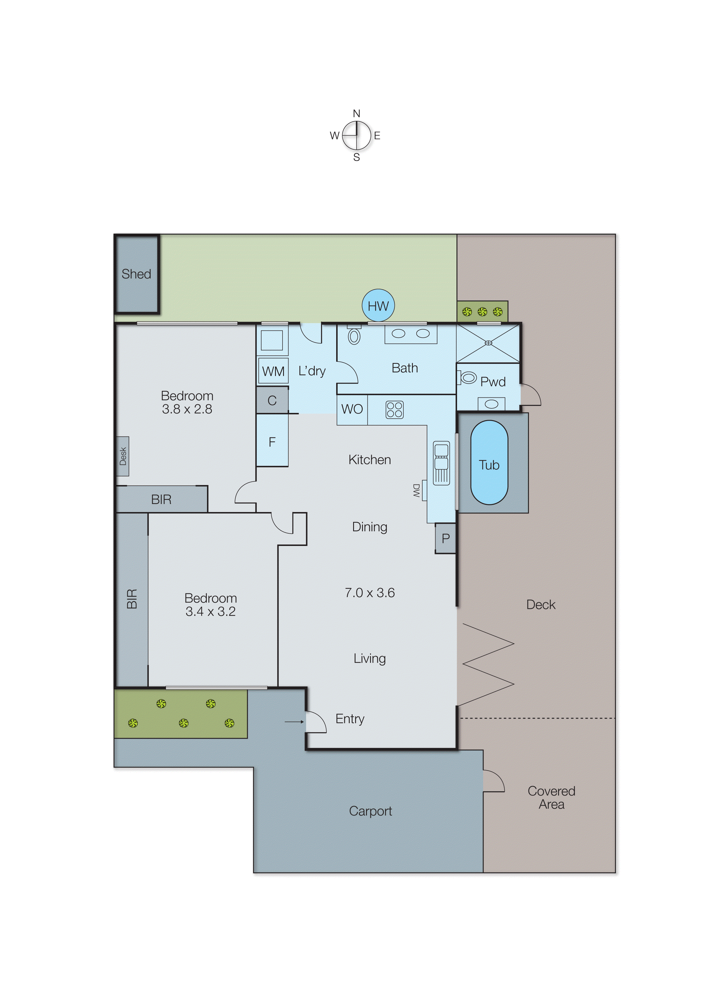 4/6 Birdwood Street, Parkdale VIC 3195 - Floorplan