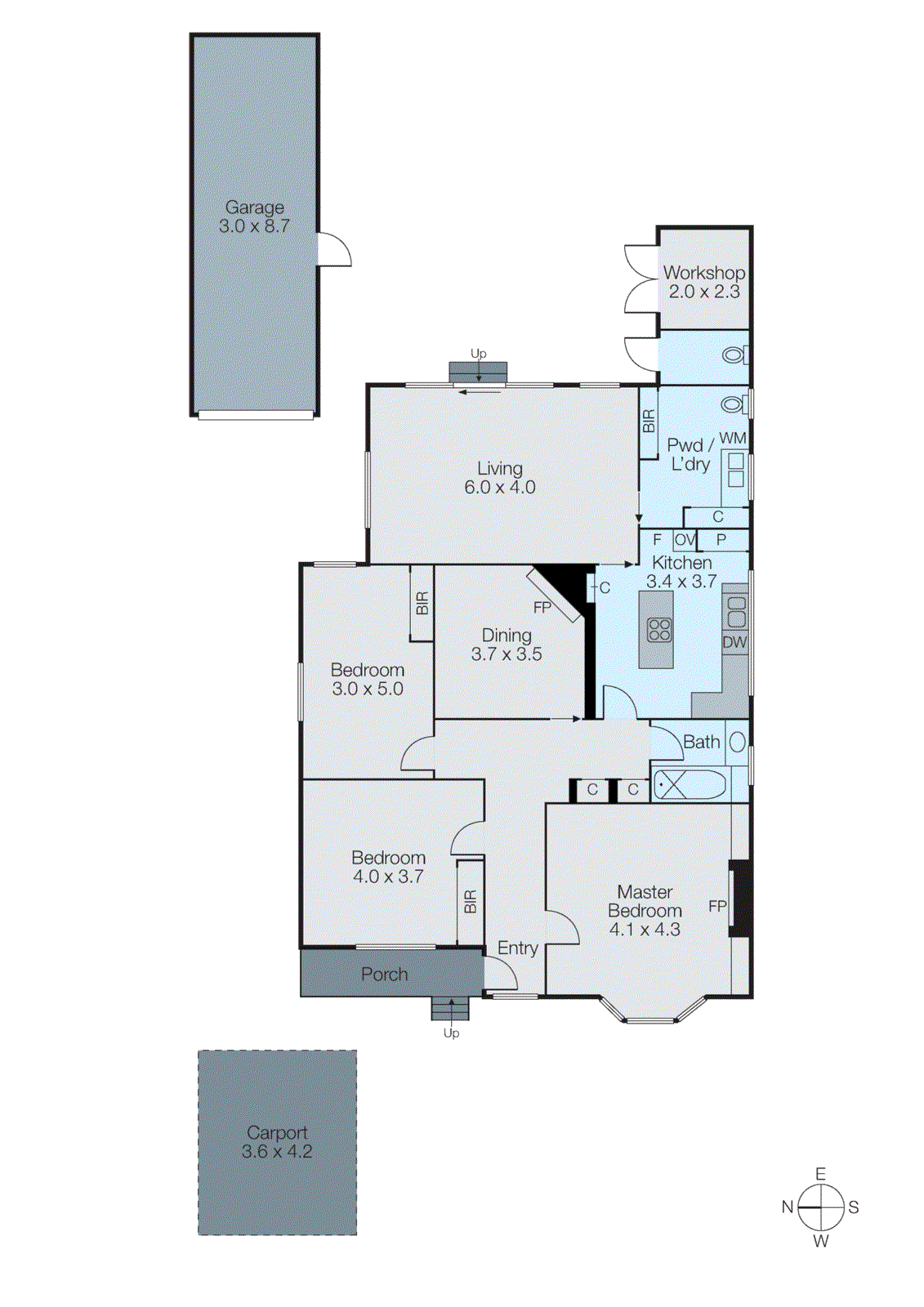 46 Bowen Street, Hughesdale VIC 3166 - Floorplan