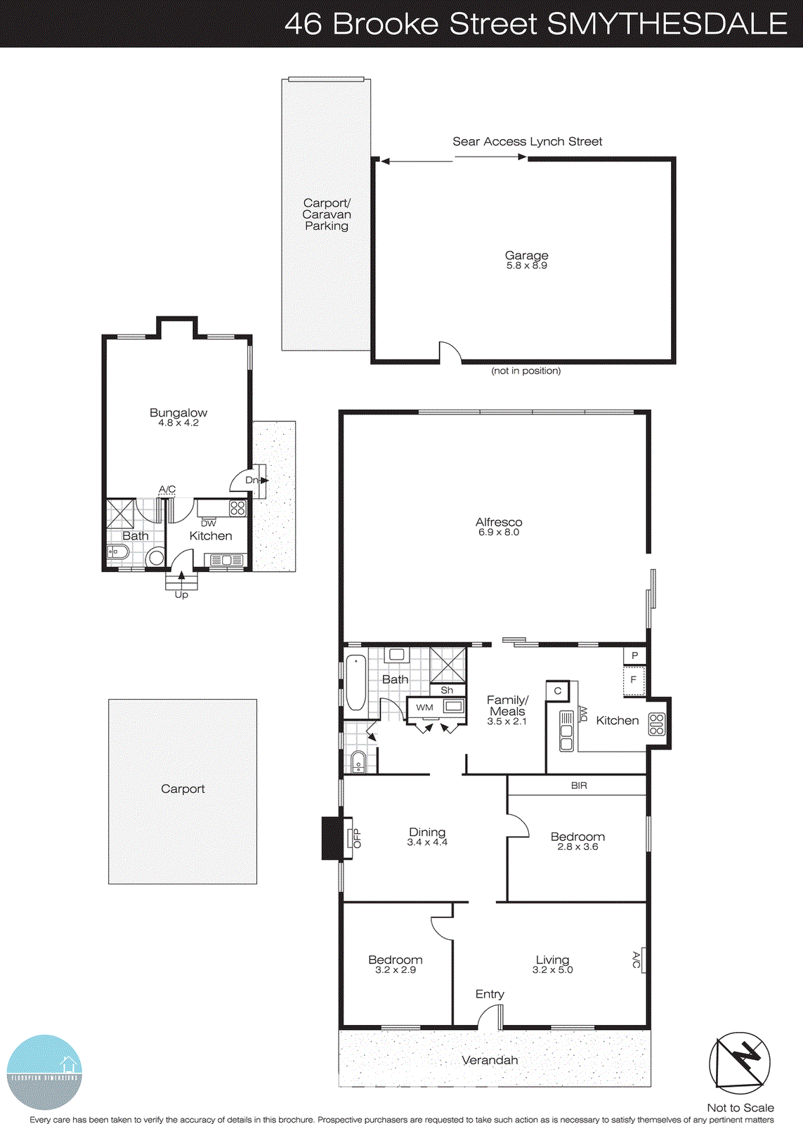 46 Brooke Street, Smythesdale VIC 3351 - Floorplan