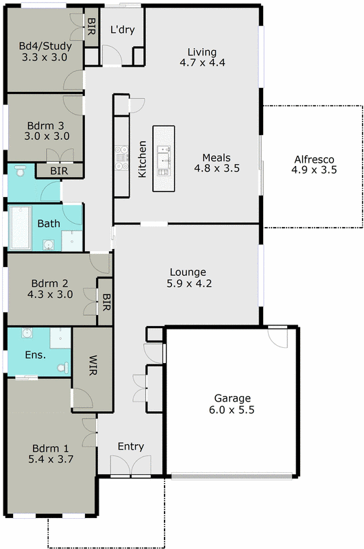 46 Clovedale Avenue, Alfredton VIC 3350 - Floorplan