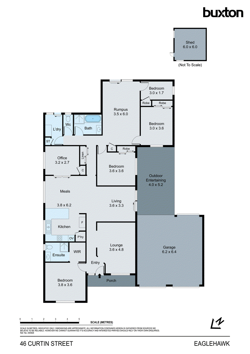 46 Curtain Street, Eaglehawk VIC 3556 - Floorplan