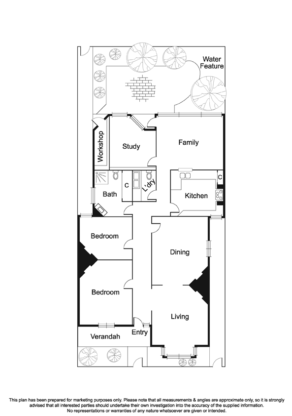 46 Dinsdale Street, ALBERT PARK VIC 3206 - Floorplan