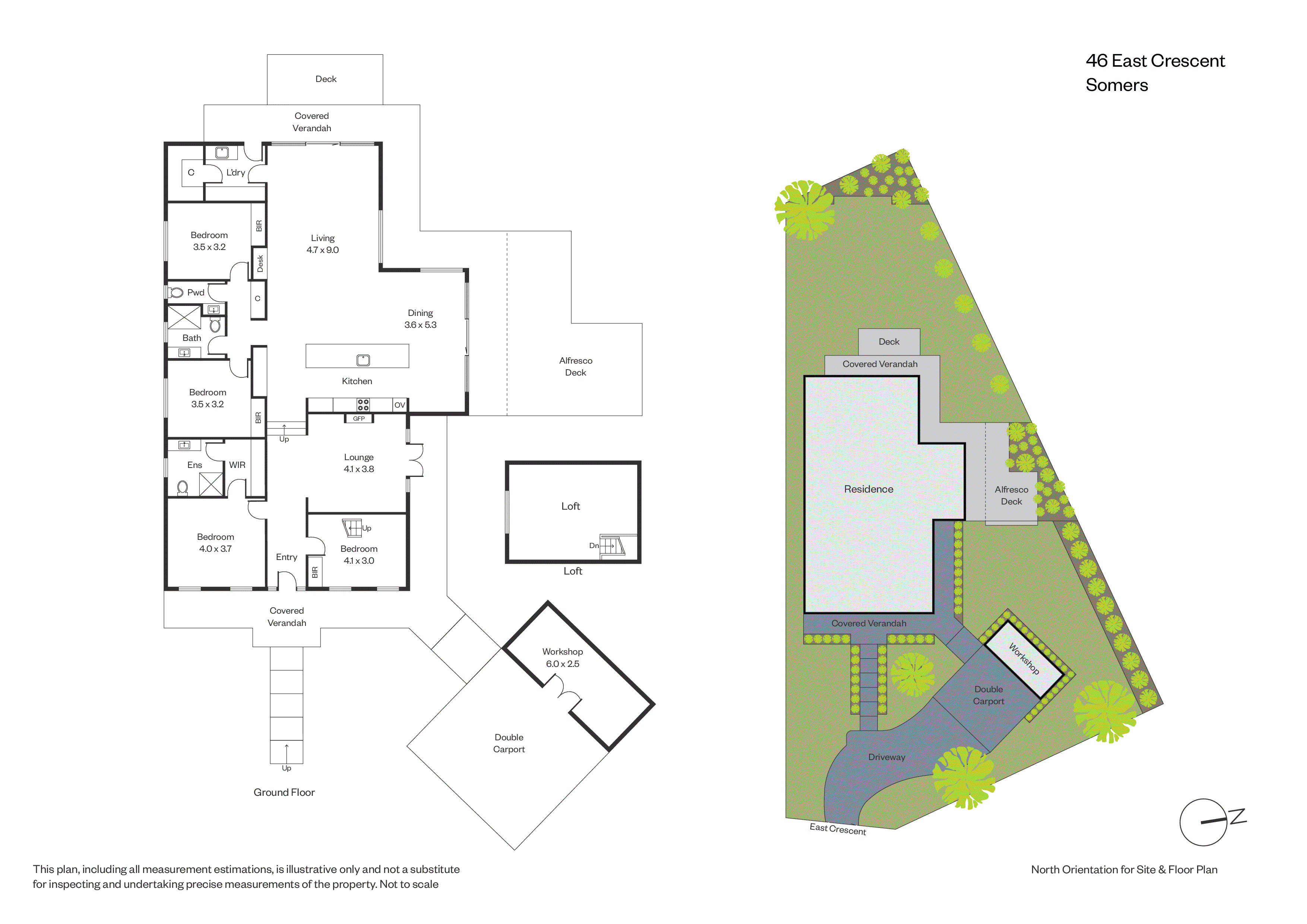 46 East Crescent, Somers VIC 3927 - Floorplan