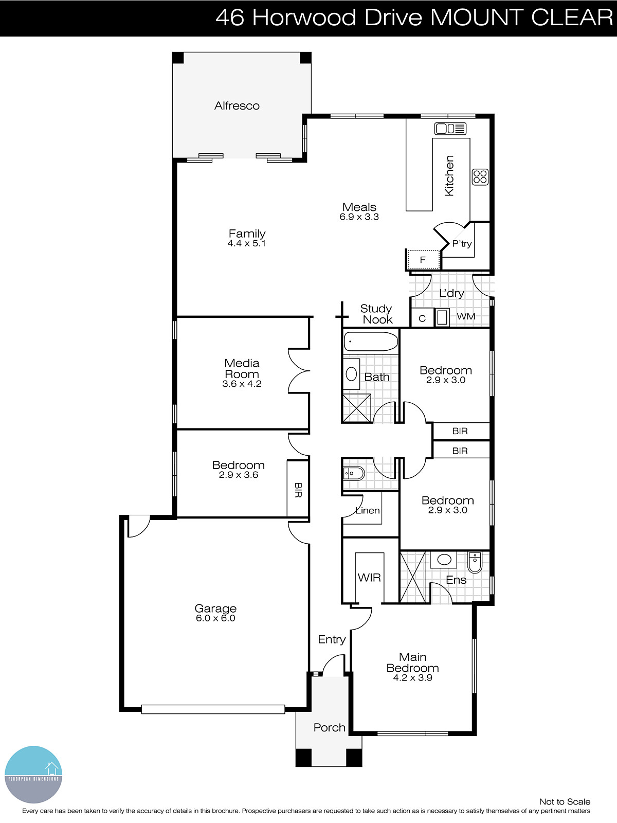 46 Horwood Drive, Mount Clear VIC 3350 - Floorplan