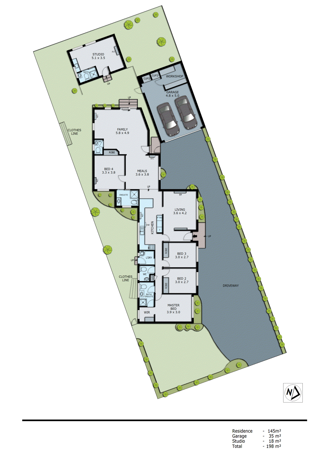 46 Kingswood Drive, Dingley Village VIC 3172 - Floorplan