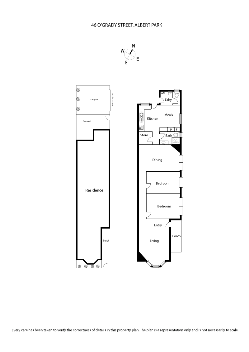 46 O'Grady Street, ALBERT PARK VIC 3206 - Floorplan