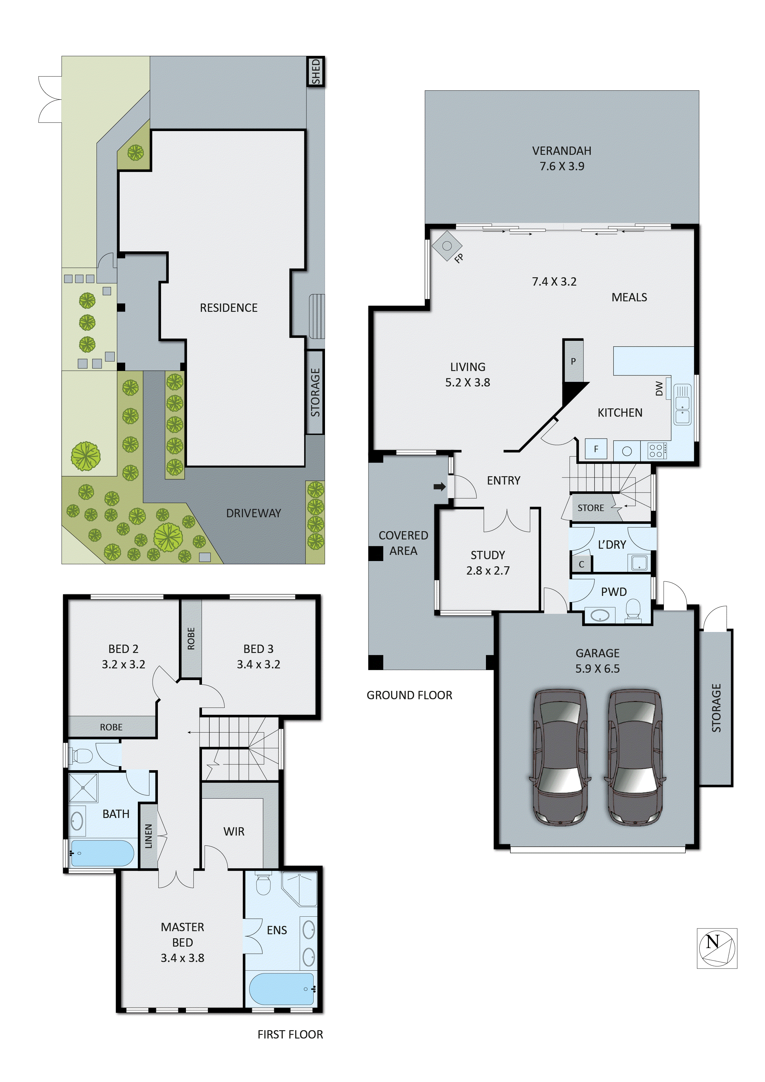 46 Pacific Drive, Aspendale Gardens VIC 3195 - Floorplan