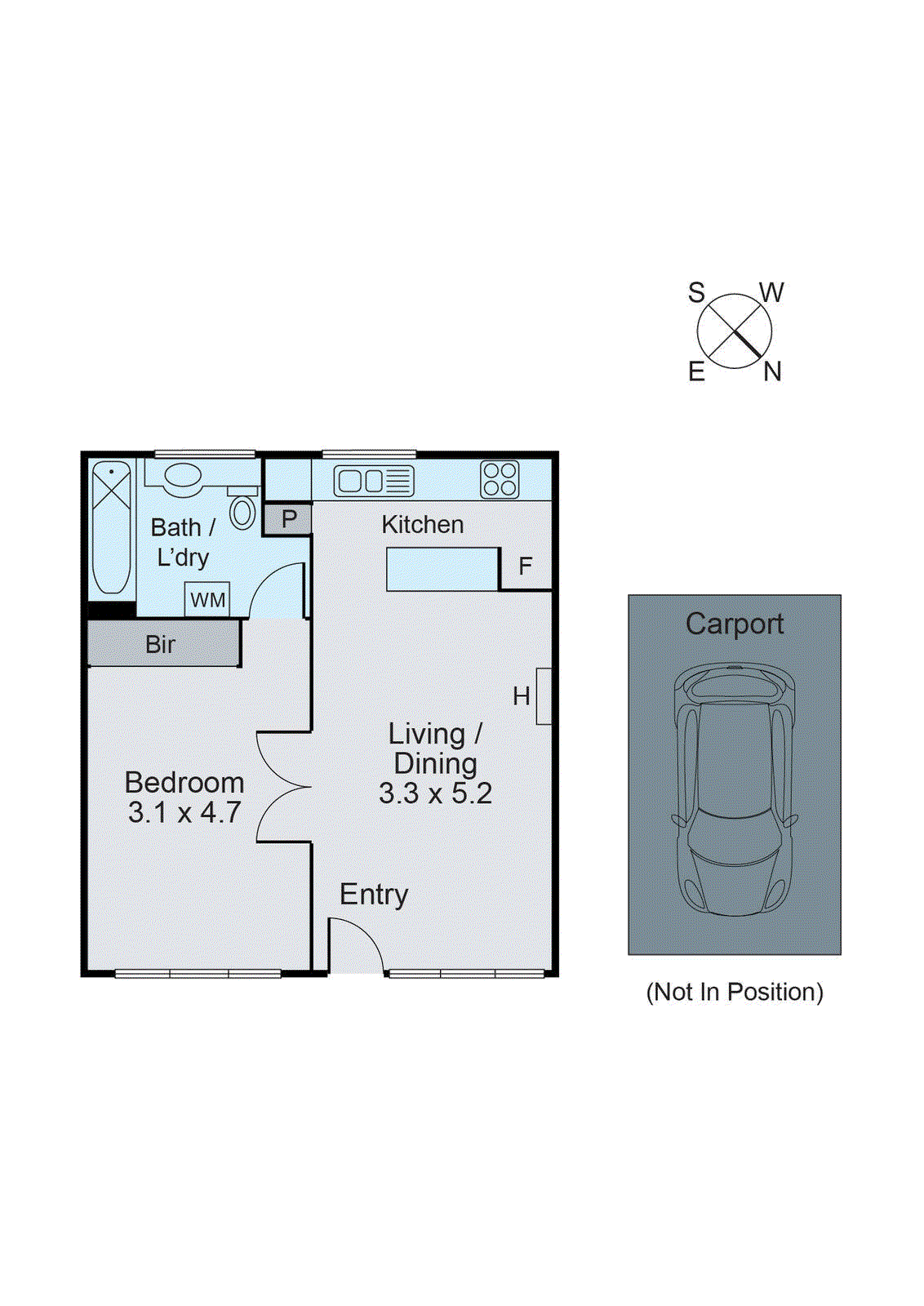 4/6 Ripon Grove, Elsternwick VIC 3185 - Floorplan