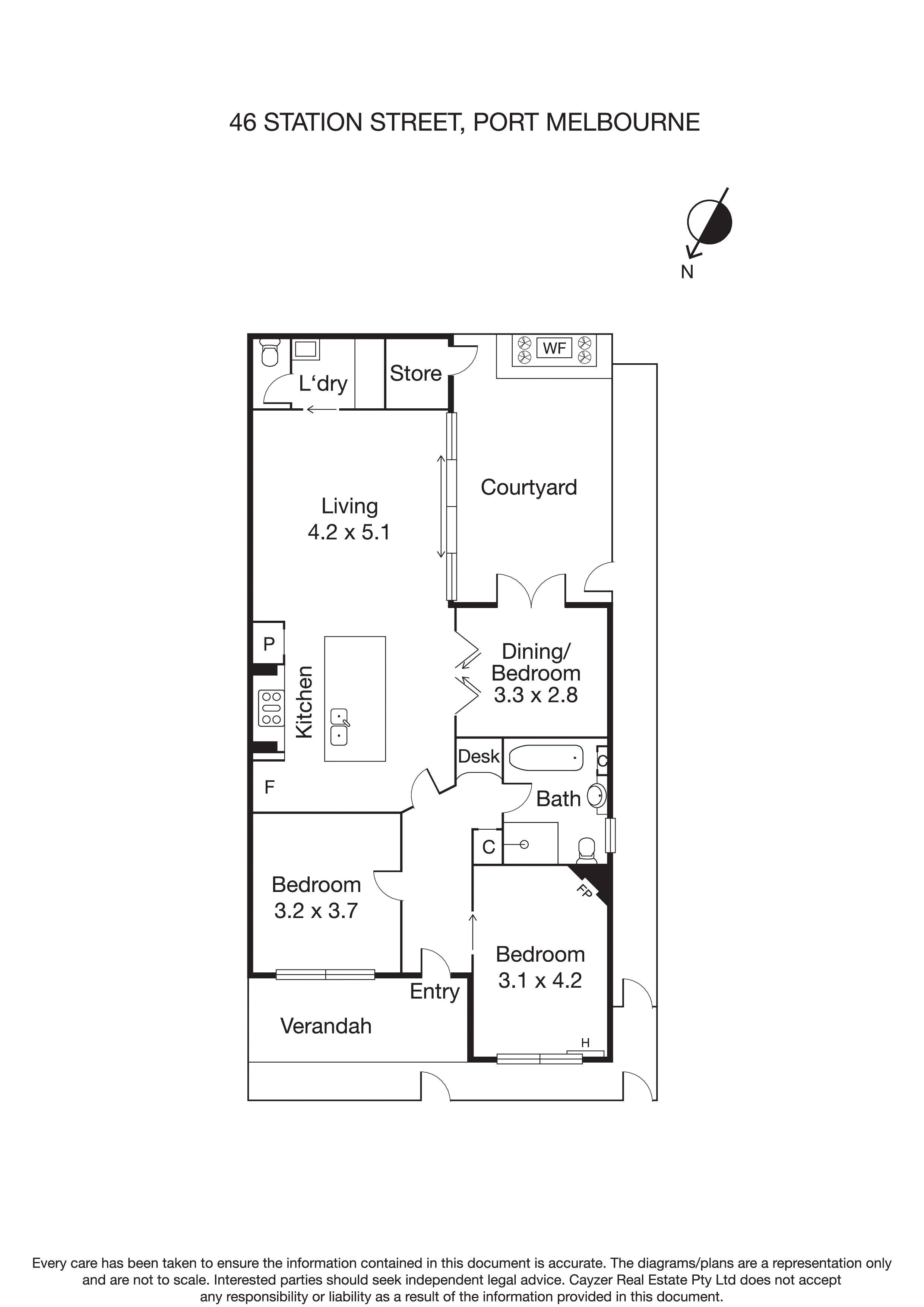 46 Station Street, PORT MELBOURNE VIC 3207 - Floorplan