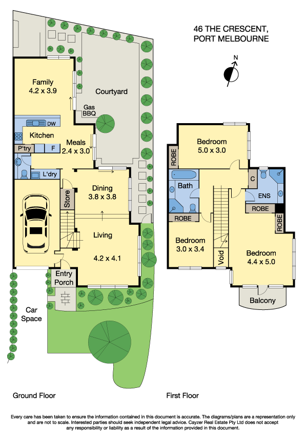 46 The Crescent, PORT MELBOURNE VIC 3207 - Floorplan