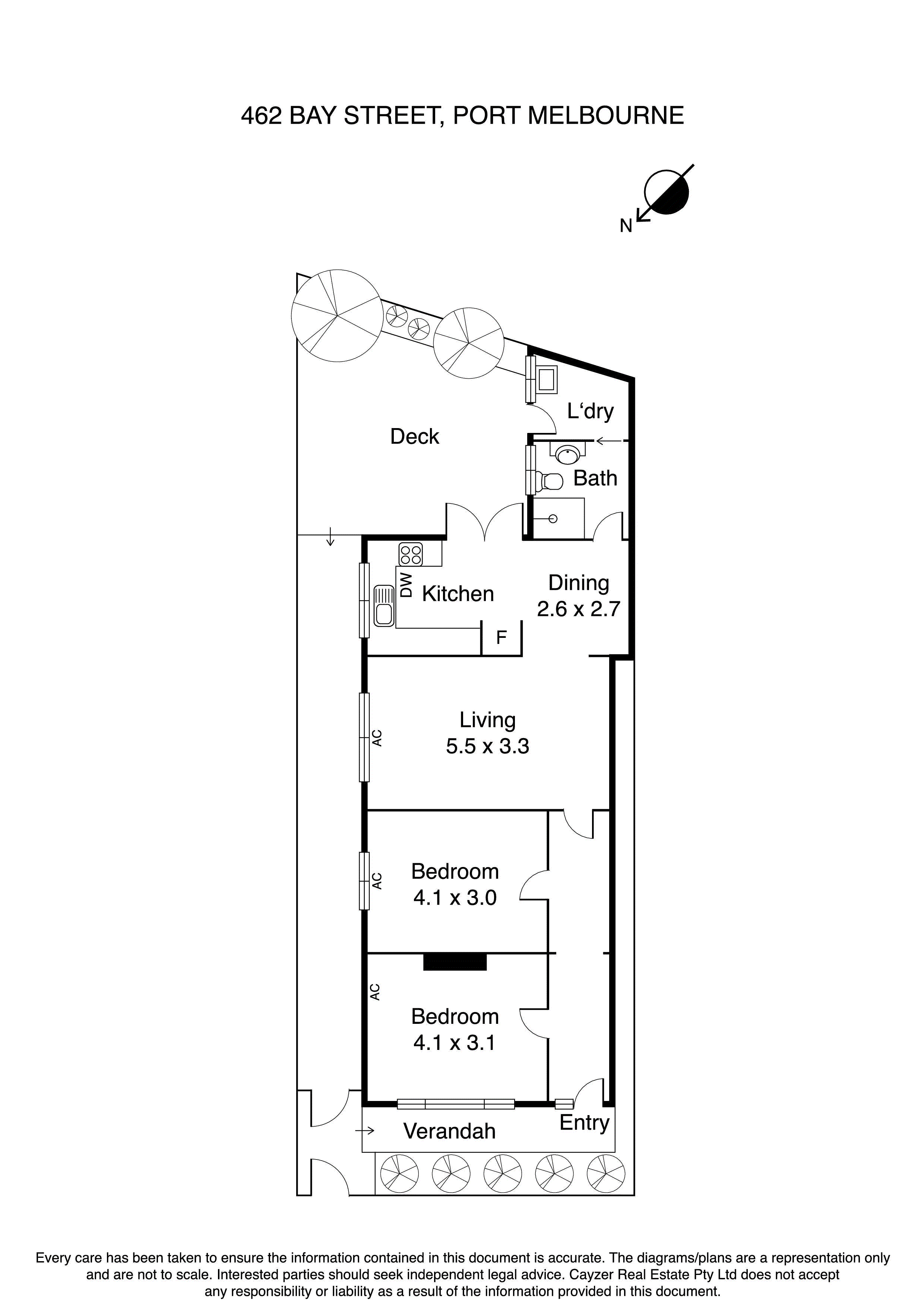 462 Bay Street, PORT MELBOURNE VIC 3207 - Floorplan