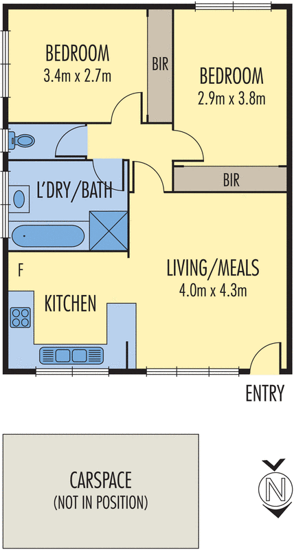 4/66 Greville Street, Huntingdale VIC 3166 - Floorplan